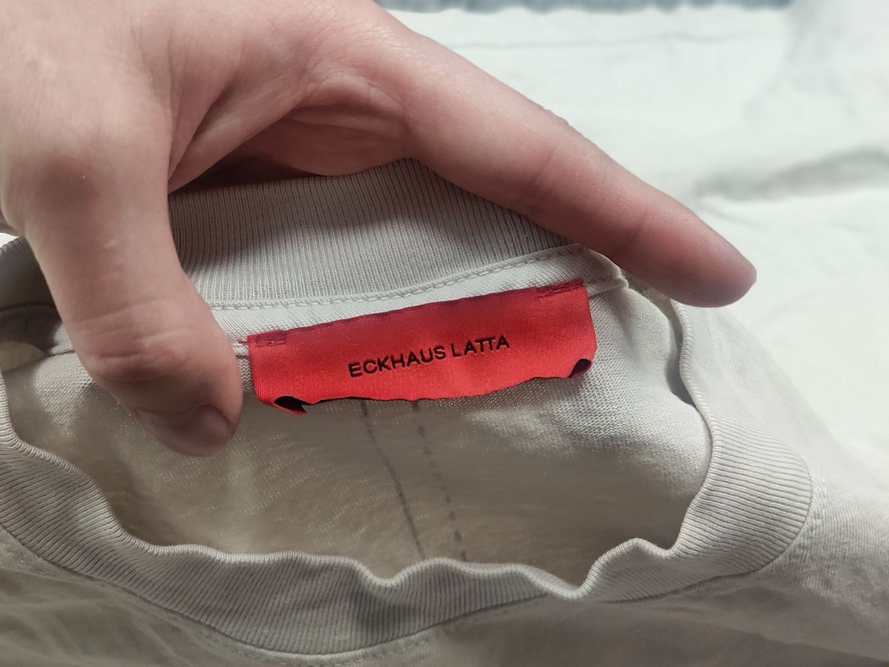 Eckhaus Latta Eckhaus Latta Tinder Available Jersey Long sleeve Shirt Tee Size US XL / EU 56 / 4 - 17 Thumbnail