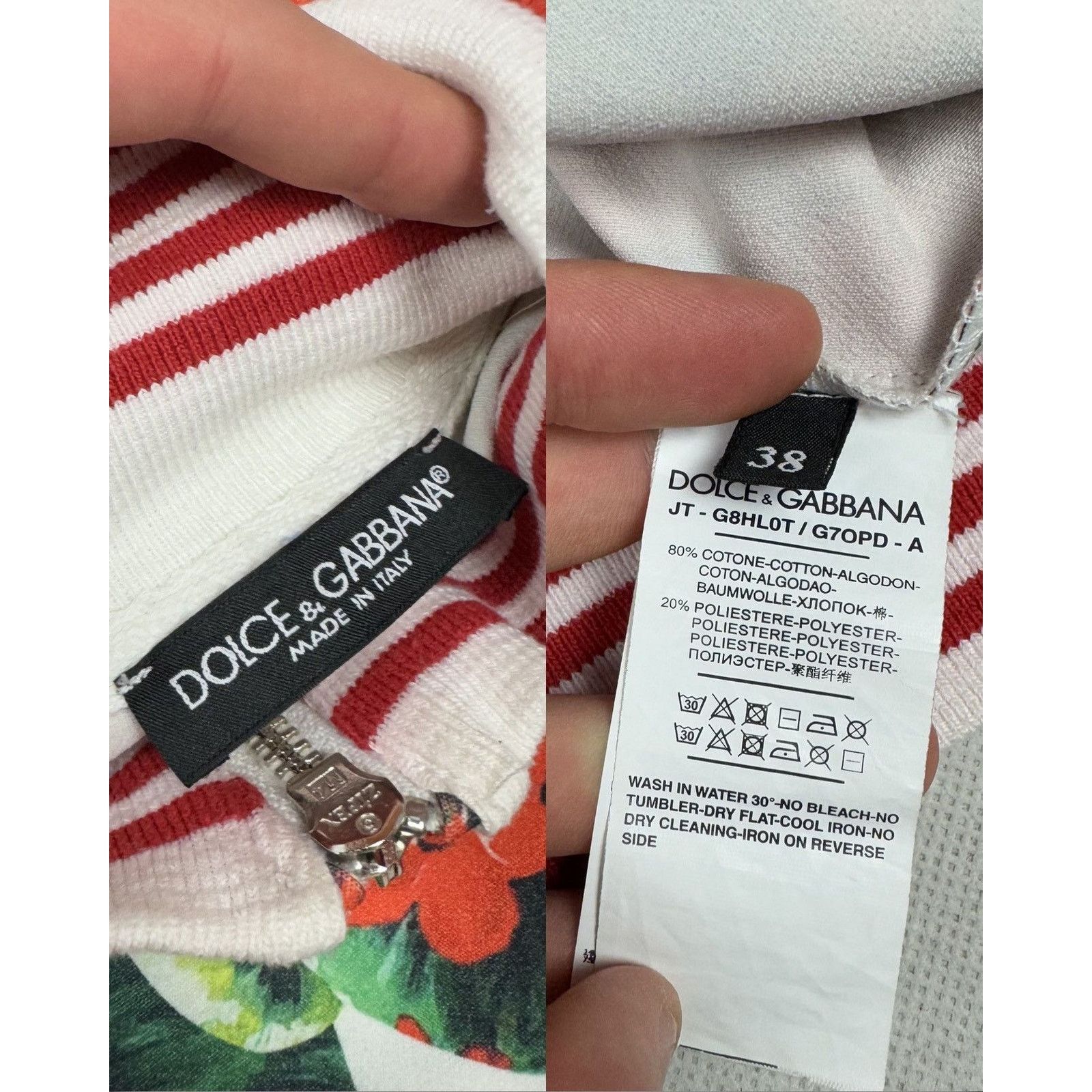 Dolce & Gabbana Dolce & Gabbana Women's Multicolor Full Zip Floral Jacket 38 Size XS / US 0-2 / IT 36-38 - 2 Thumbnail