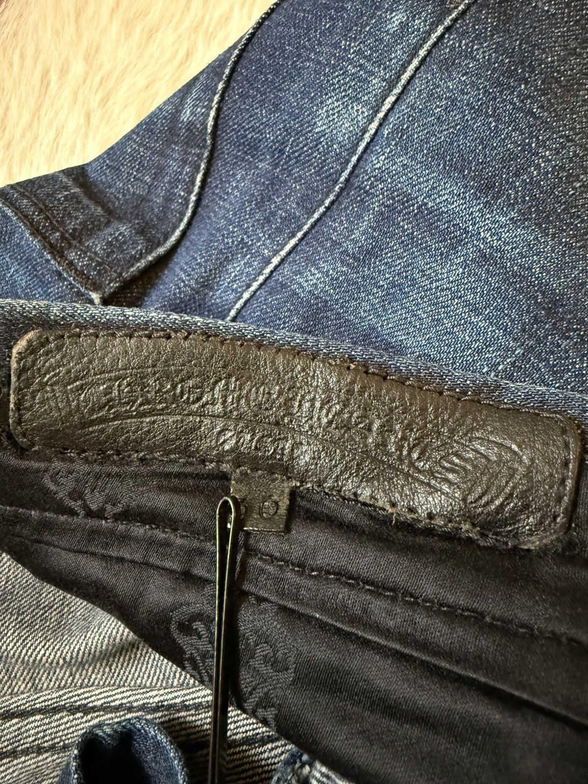 Chrome Hearts chrome hearts denim indigo flare Size US 30 / EU 46 - 14 Thumbnail