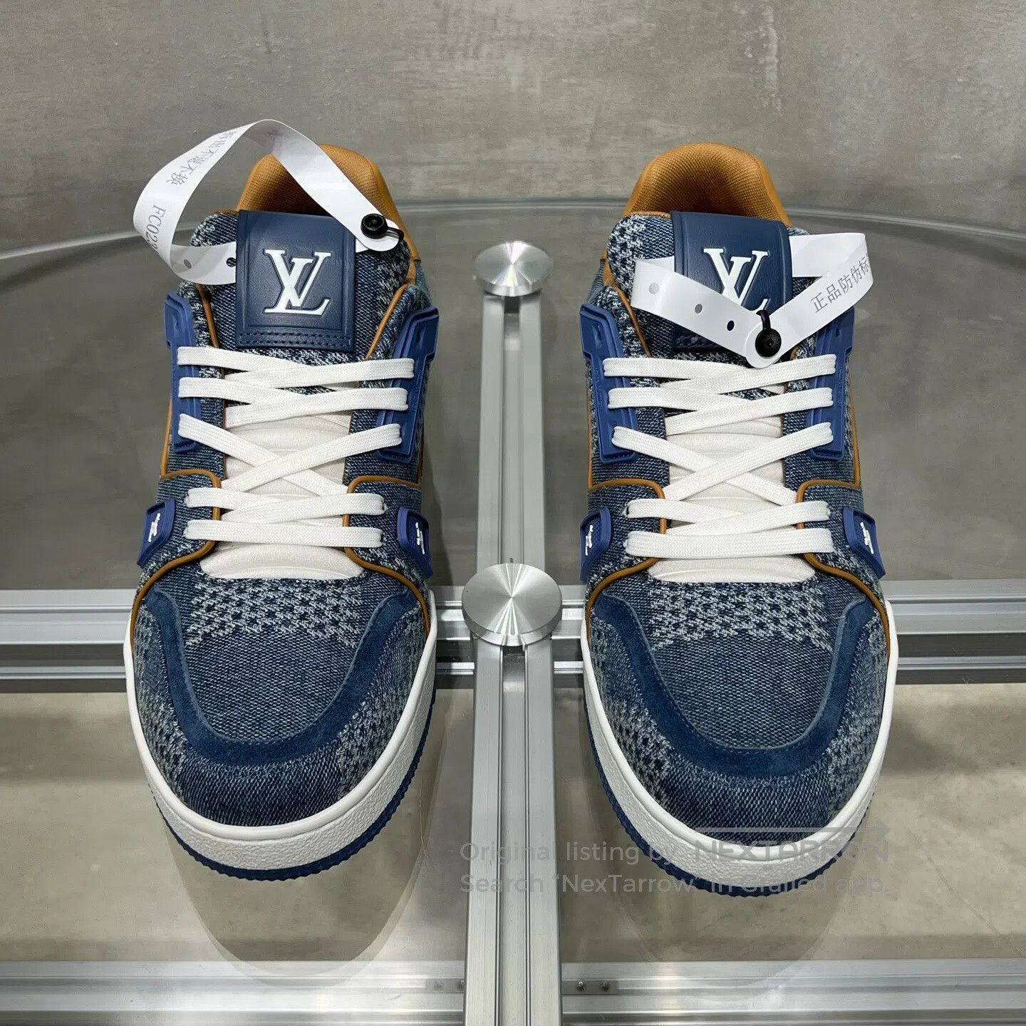 Louis Vuitton Louis Vuitton Trainer Cowboy Checkered Board shoes Size US 8.5 / EU 41-42 - 2 Thumbnail