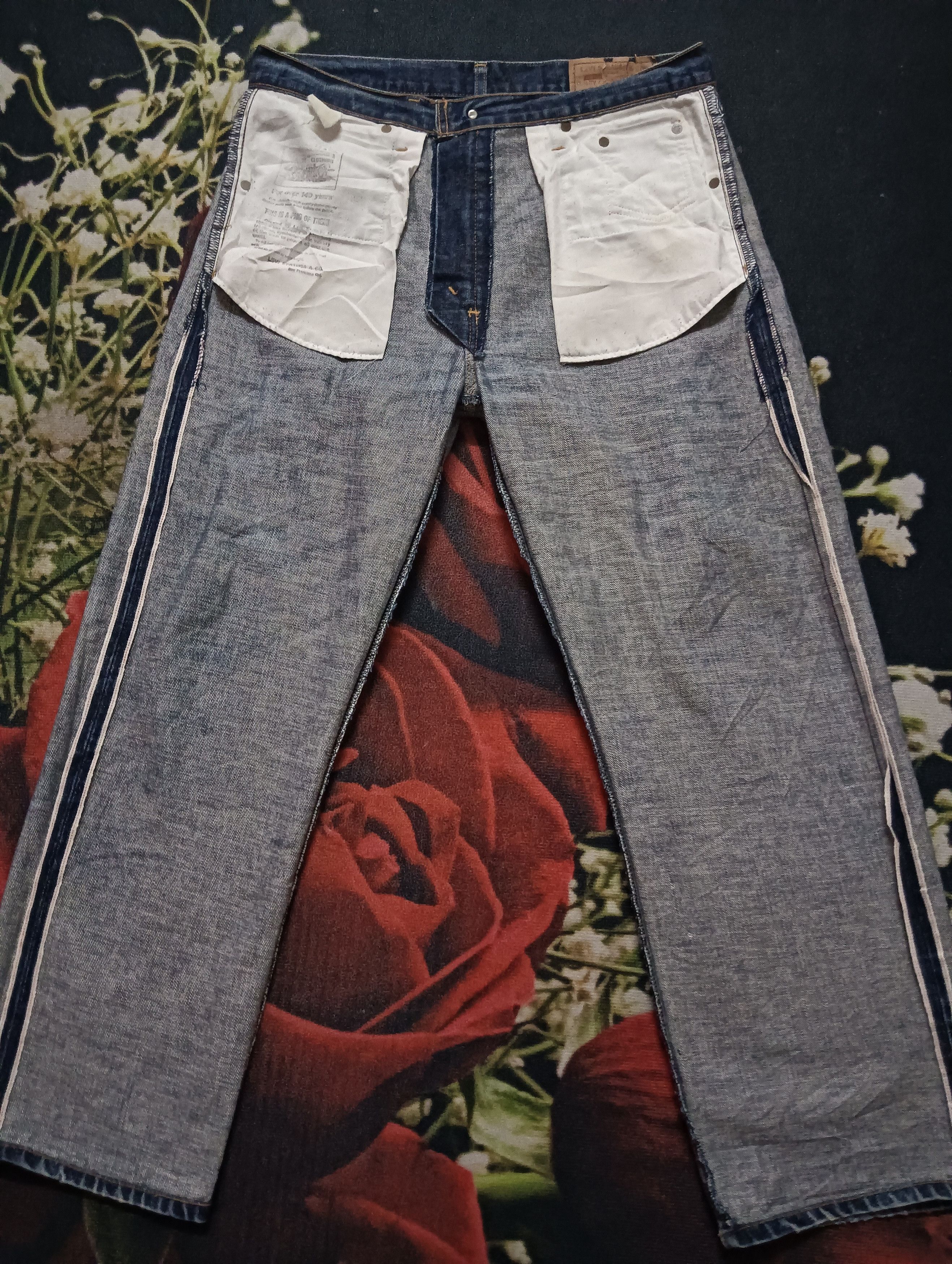 Levi's Vintage Clothing Levi's 502 Vintage Selvedge Denim Size US 33 - 4 Thumbnail