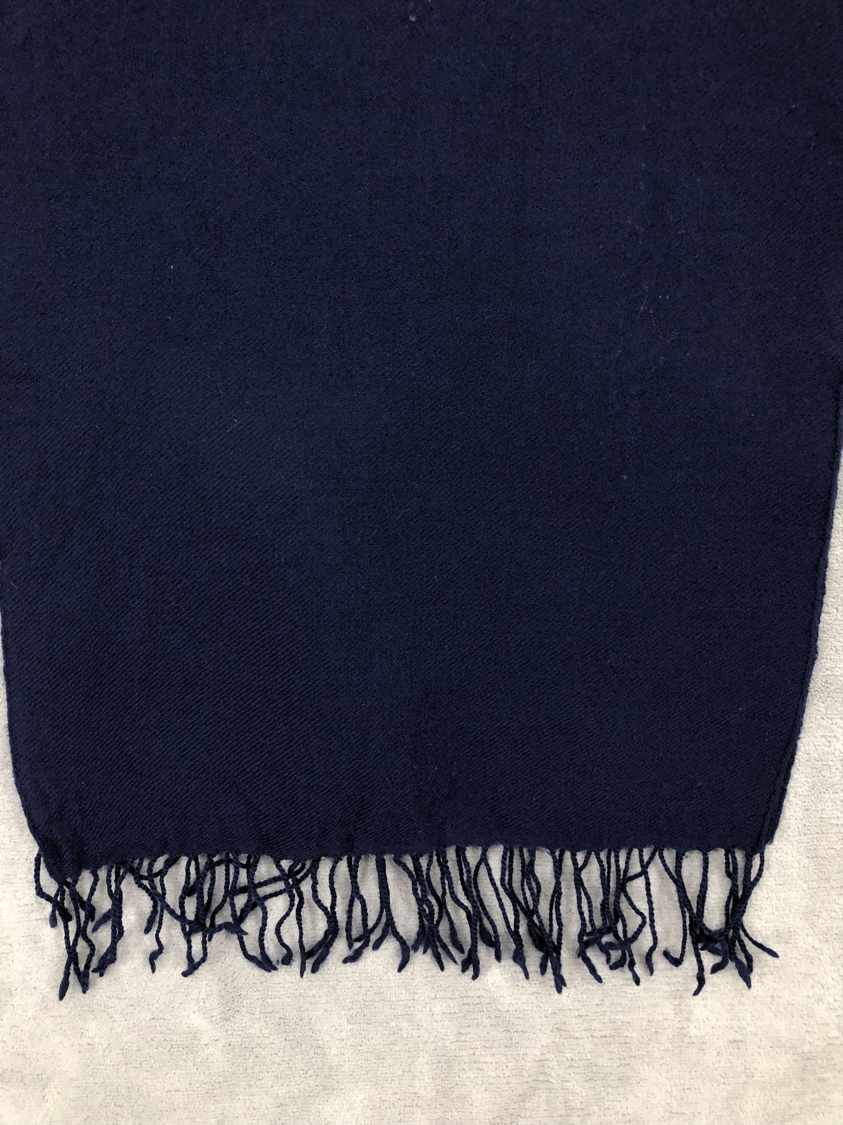 Beams Plus × Japanese Brand Beams Heart Blue Scarf Muffler Neck Scarf Size ONE SIZE - 4 Thumbnail