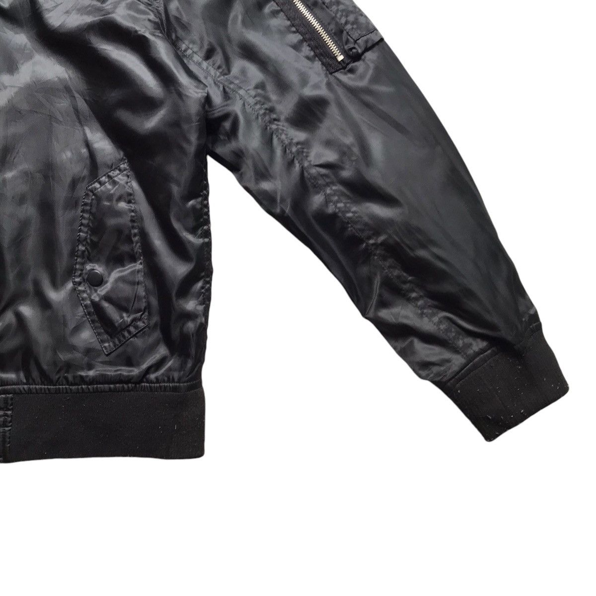 Japanese Brand VINTAGE SPLENDID SATISFACTION MA 1 BOMBER FLIGHT JACKET Size US L / EU 52-54 / 3 - 3 Thumbnail