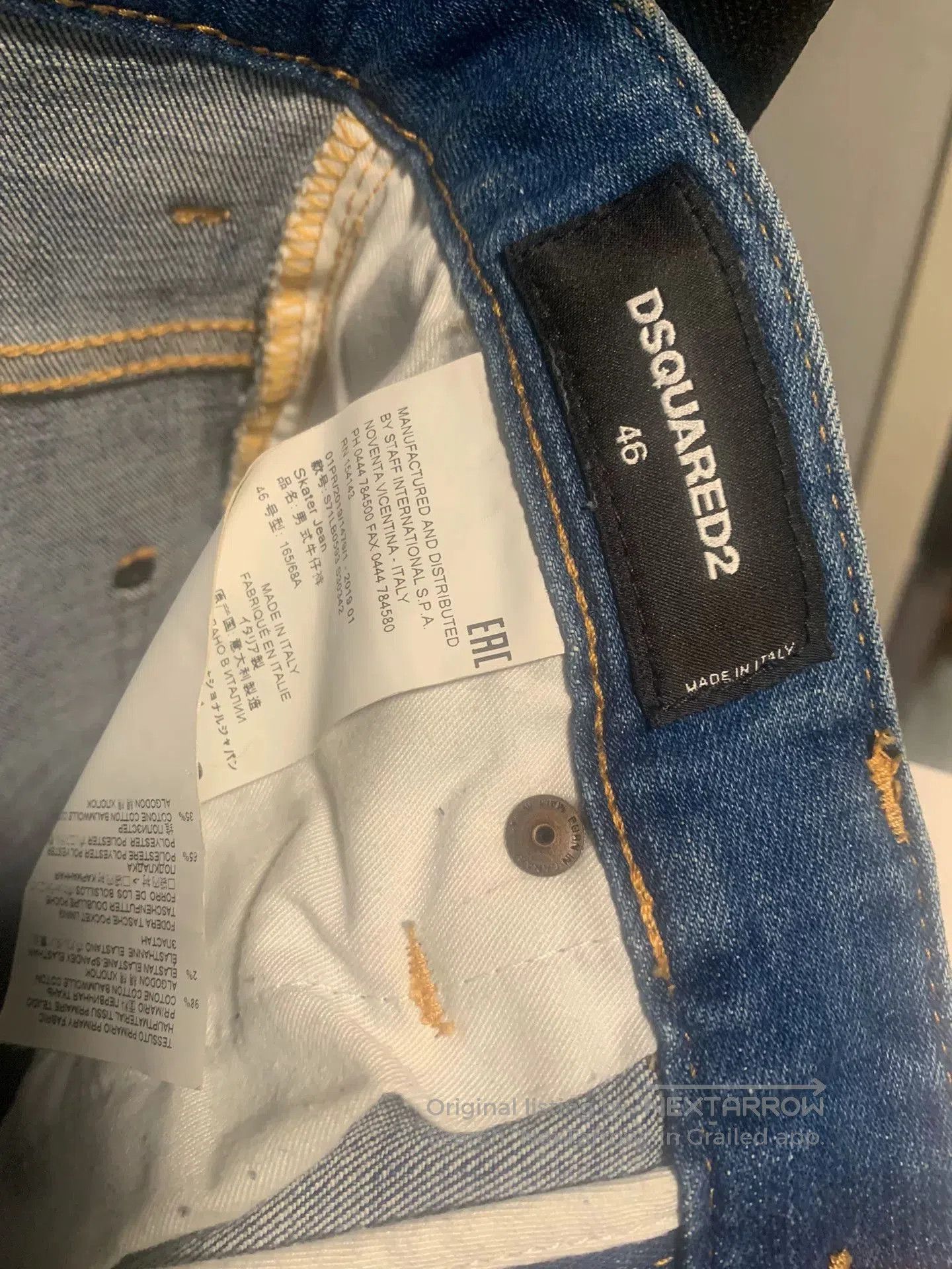 Dsquared2 dsquared2 skater jeans size 46 new. Size US 36 / EU 52 - 5 Thumbnail