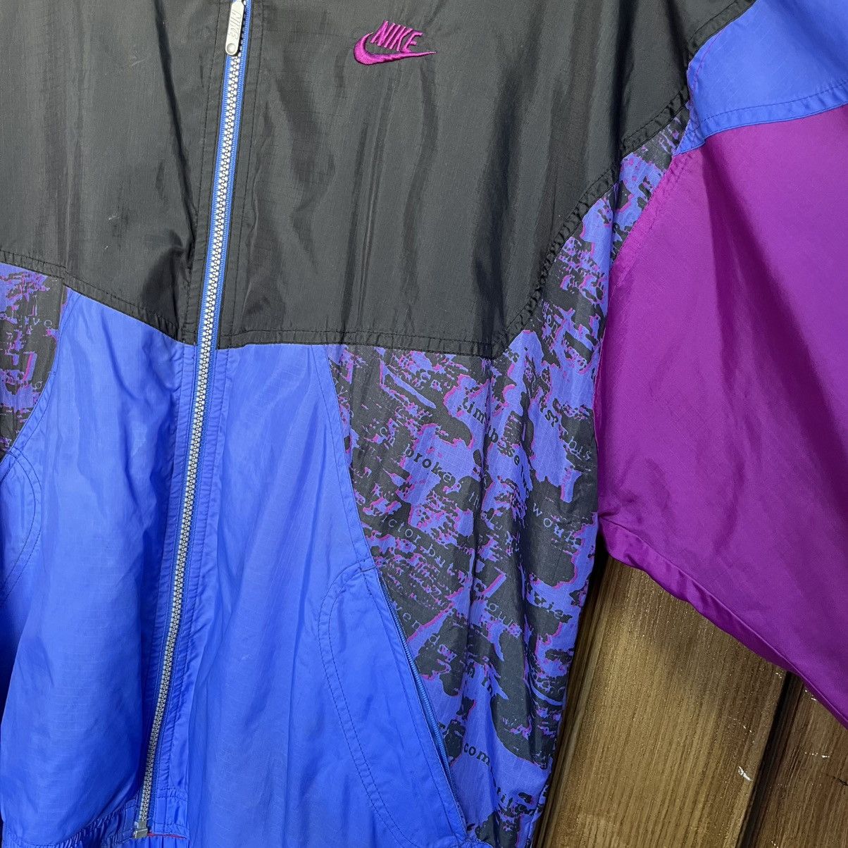 Nike Nike Vintage Track Jacket Nylon Drill Japanese Boxy Size US L / EU 52-54 / 3 - 6 Thumbnail