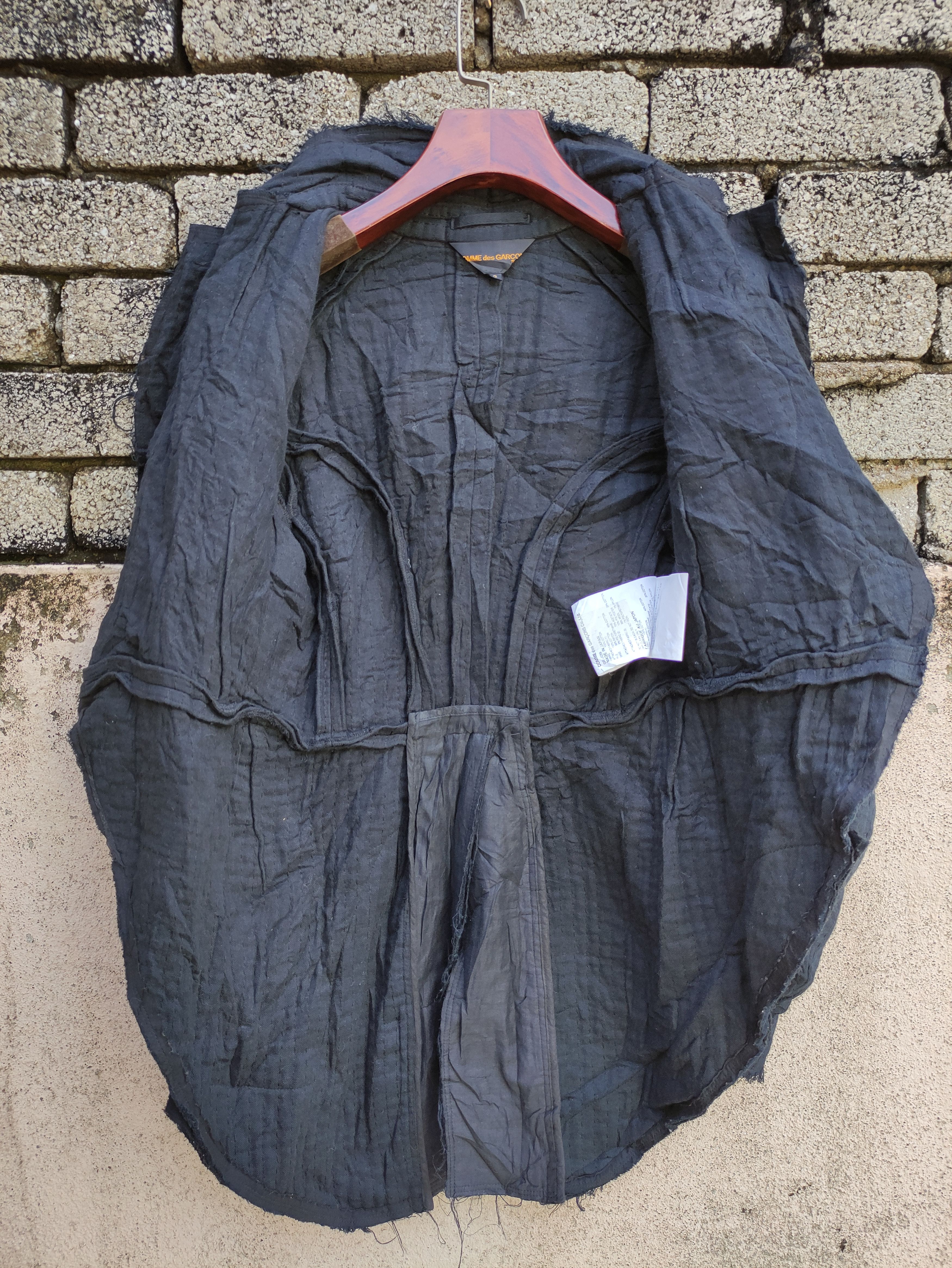 Comme des Garcons COMME DES GARÇONS DESIGN PATCHWORK DISTRESSED OPEN JACKET Size US S / EU 44-46 / 1 - 3 Thumbnail