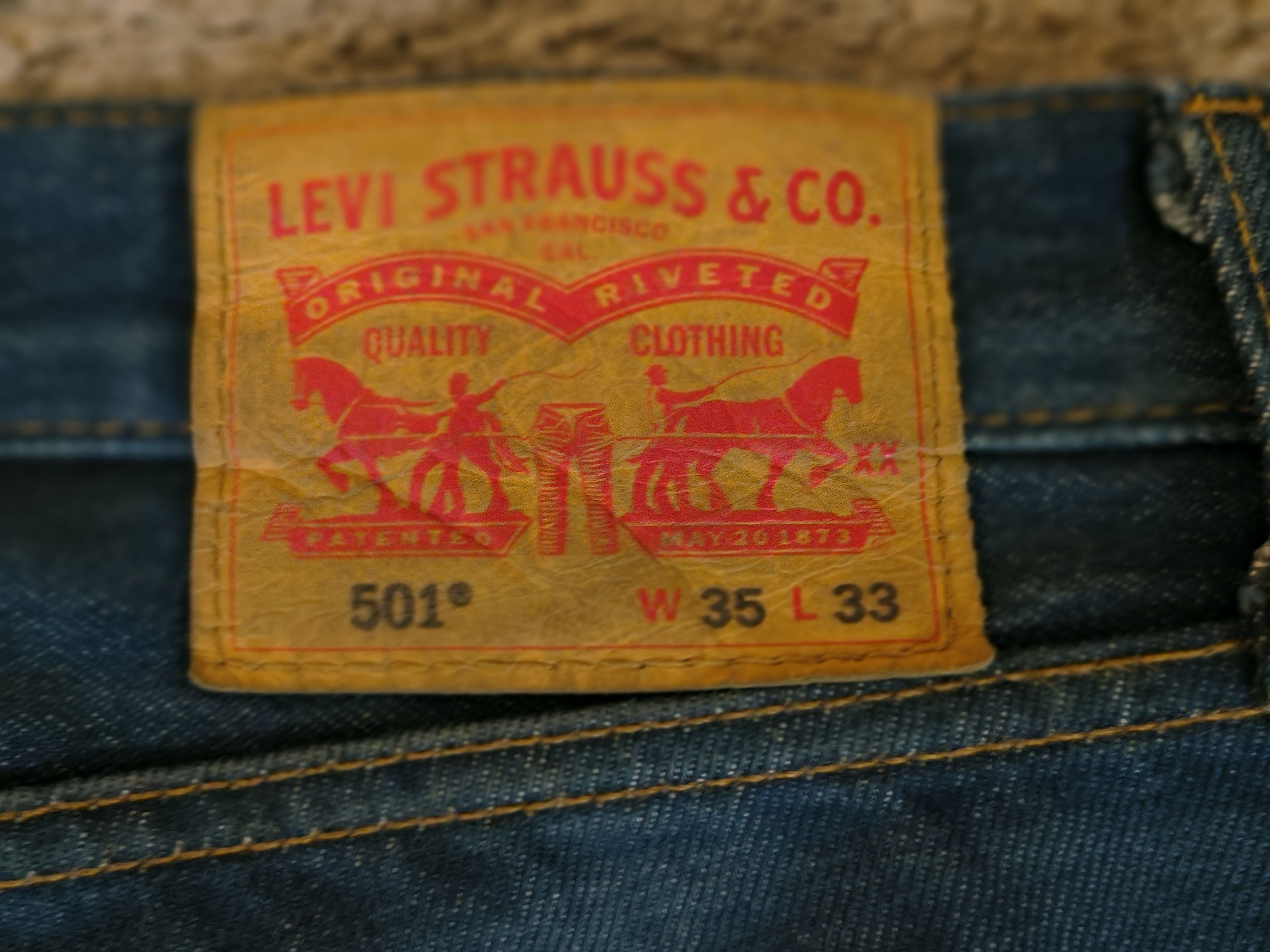 Levi's Levi's 501 size 35 selvage denim in perfect condition rare Size US 35 - 4 Thumbnail