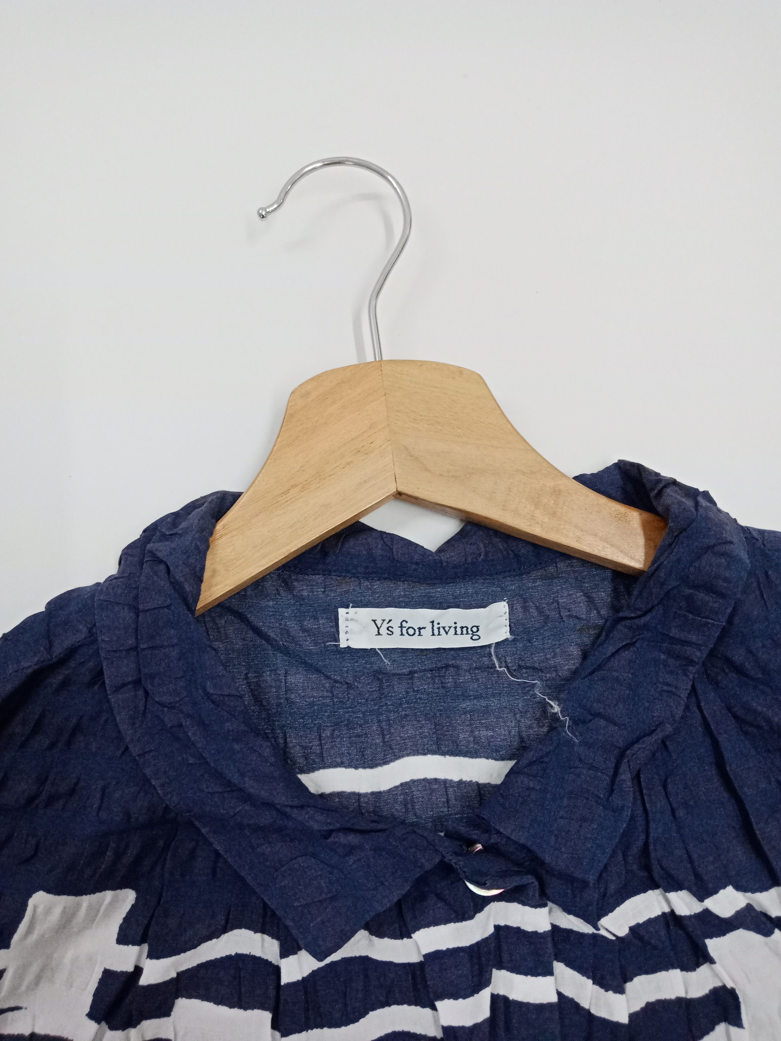 Y's for Men × Yohji Yamamoto Ys for Living Linen Traditional Abstract #C Size US L / EU 52-54 / 3 - 9 Thumbnail