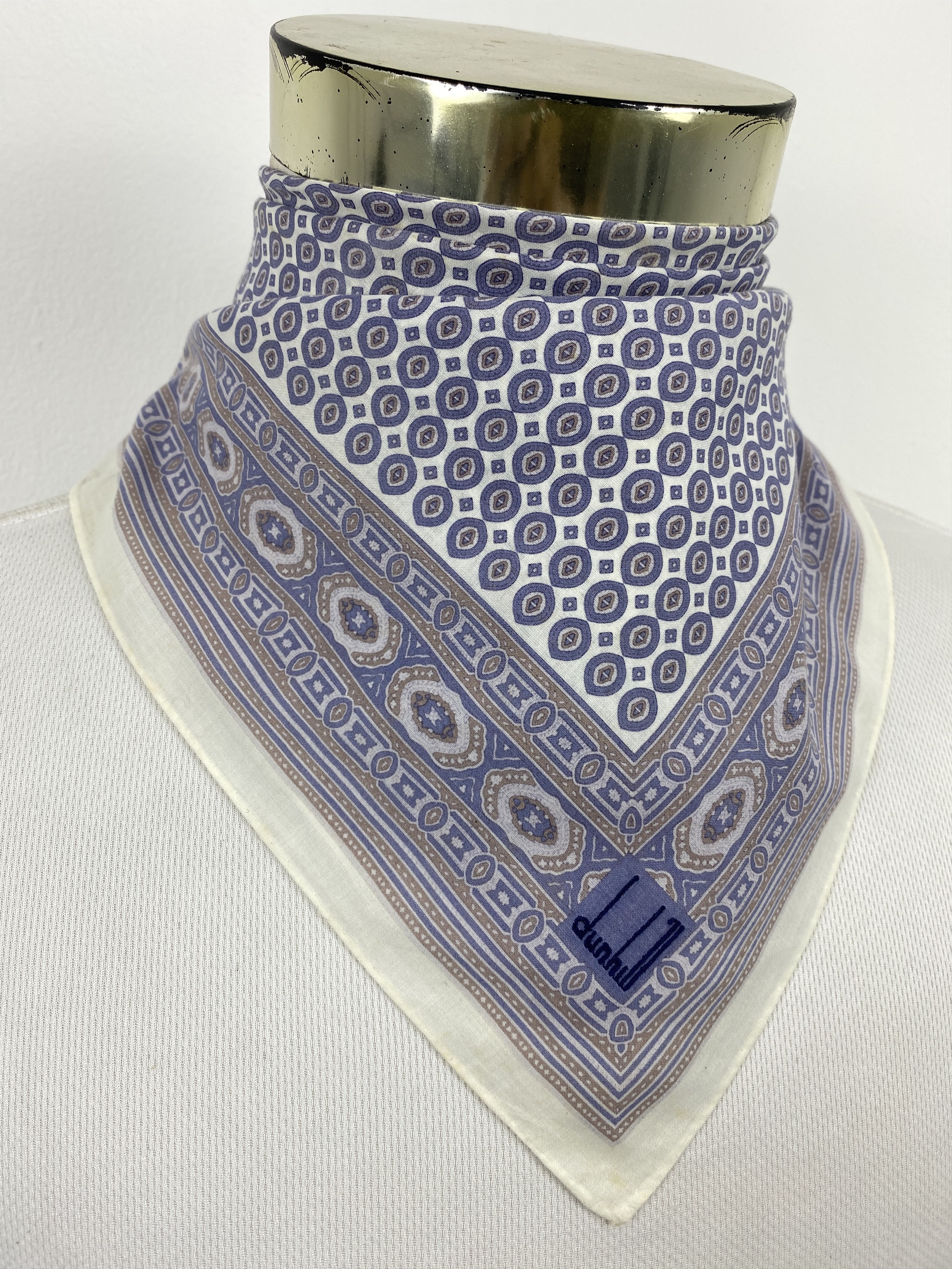 Alfred Dunhill Vintage Dunhill Handkerchief / Neckerchief KT0270 Size ONE SIZE - 1 Thumbnail