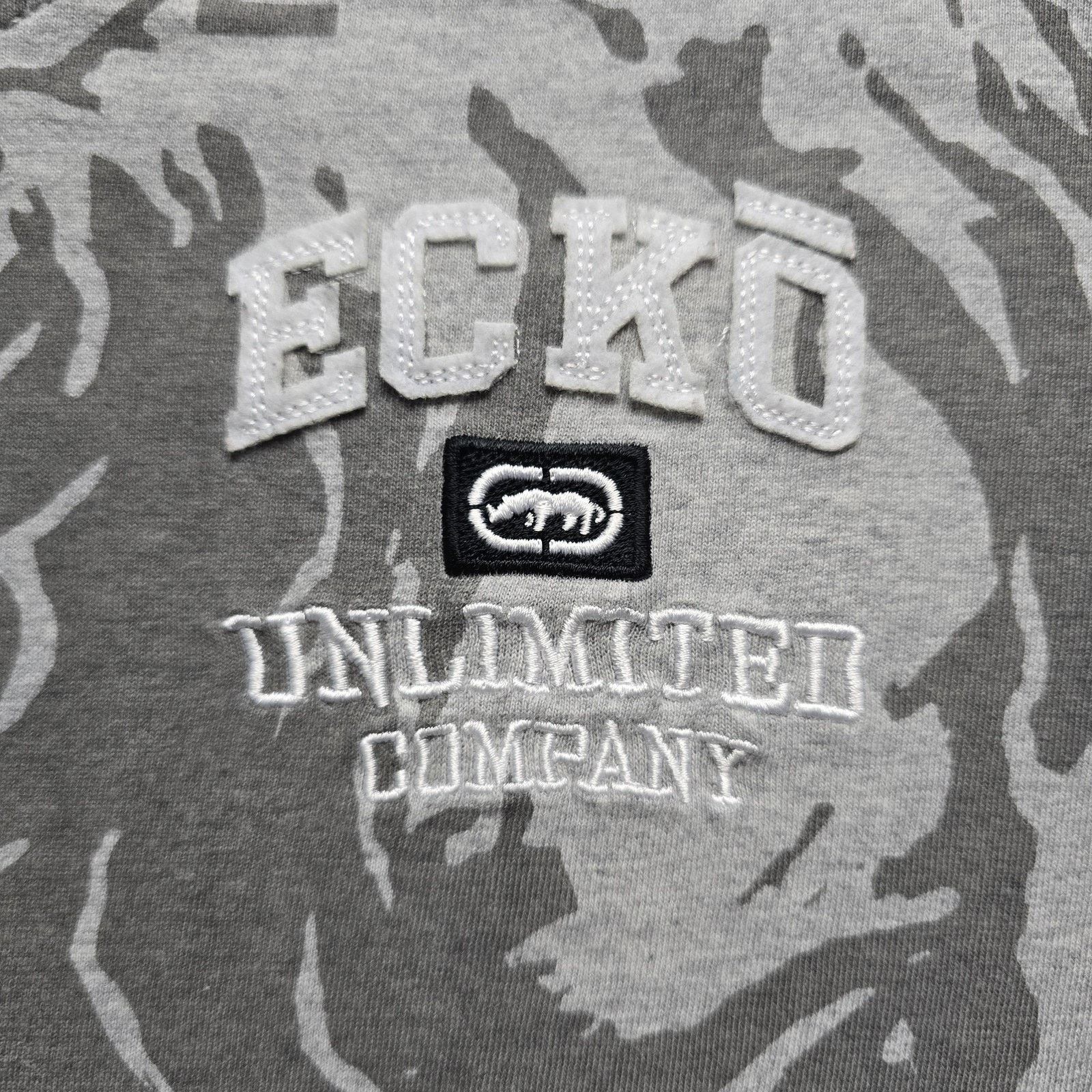 Ecko Unltd. Ecko Unltd Shirt XL Gray Rhino Graphic Print Cotton Urban Size US XL / EU 56 / 4 - 6 Thumbnail
