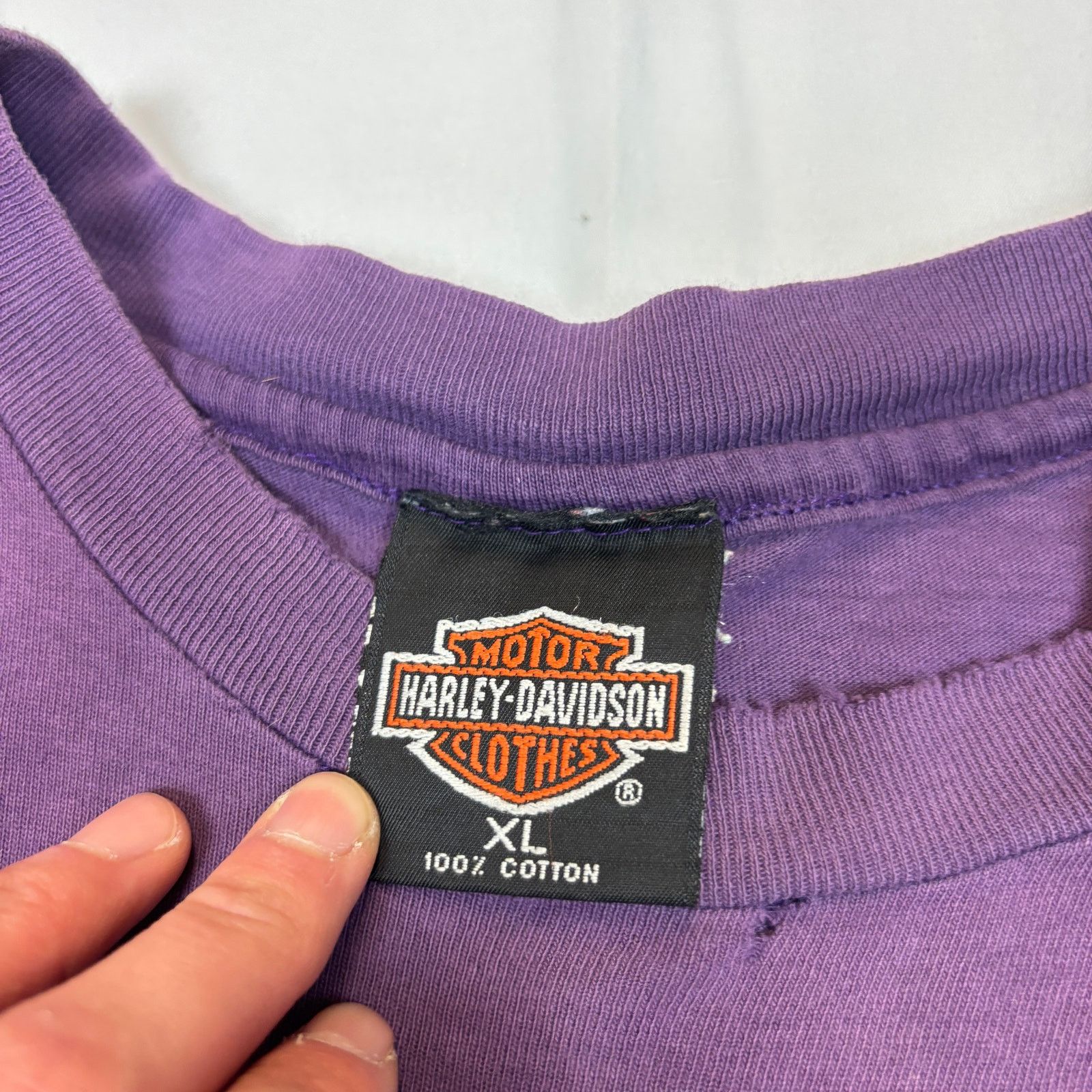 Harley Davidson Vintage 1993 Harley Davidson Blue Flames Hawaii Shirt XL Size US XL / EU 56 / 4 - 7 Thumbnail