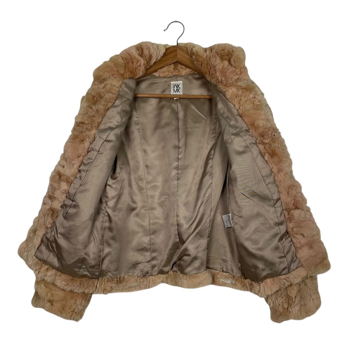 Michel Klein Michel Klein Chunky Brown Rabbit Fur Coat Size S / US 4 / IT 40 - 11 Thumbnail