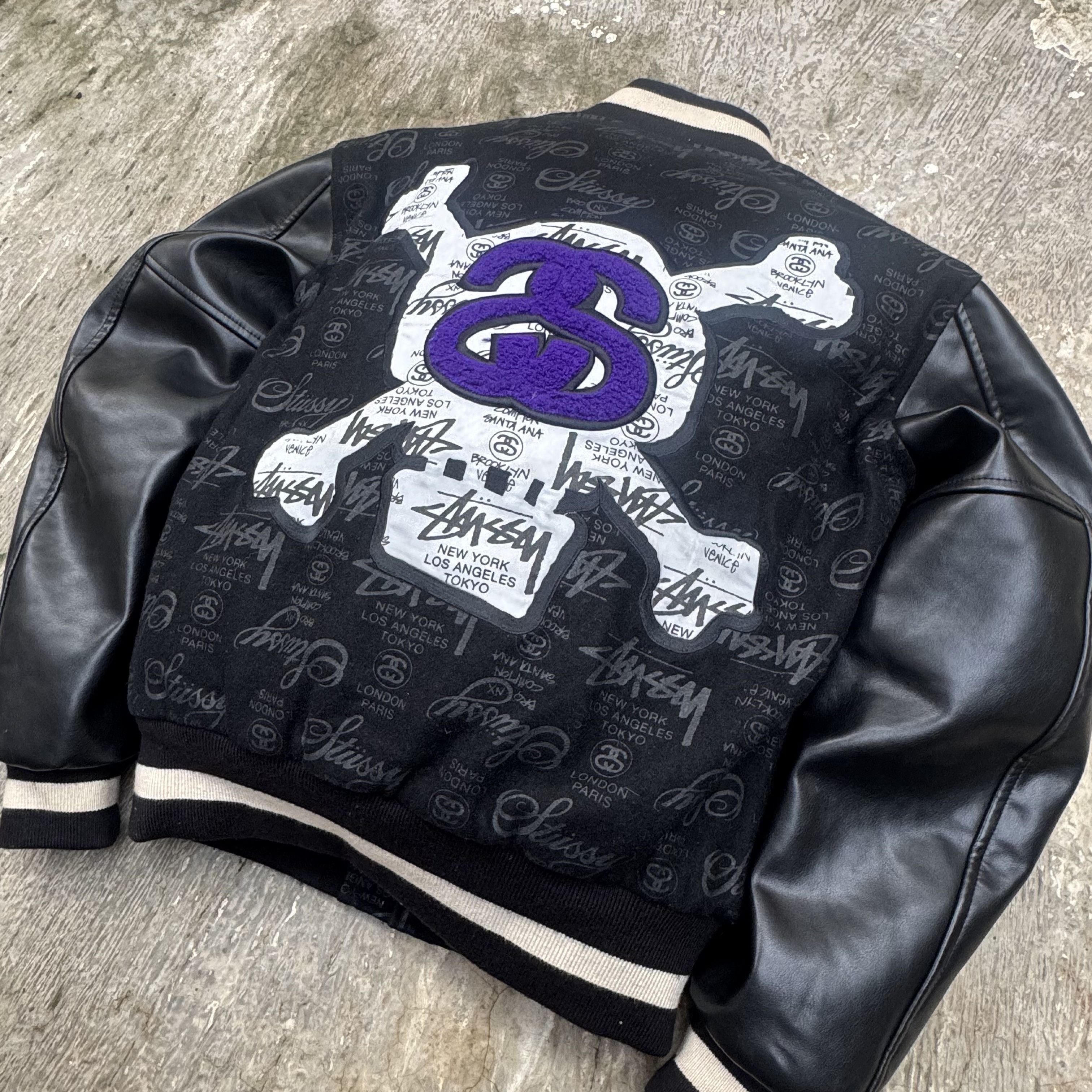 Stussy ☠️ Stussy 25th Anniversary World Tour Varsity Jacket Size US S / EU 44-46 / 1 - 3 Thumbnail