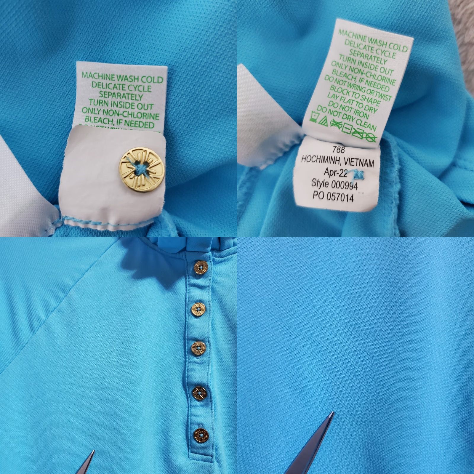 Lilly Pulitzer **Lilly Pulitzer Women's Blue Long Sleeve Ruffle Collar Polo Shirt** User: **Lilly Pulitzer Women's Blue Long Sleeve Ruffle Collar Polo Shirt** Size S / US 4 / IT 40 - 9 Thumbnail