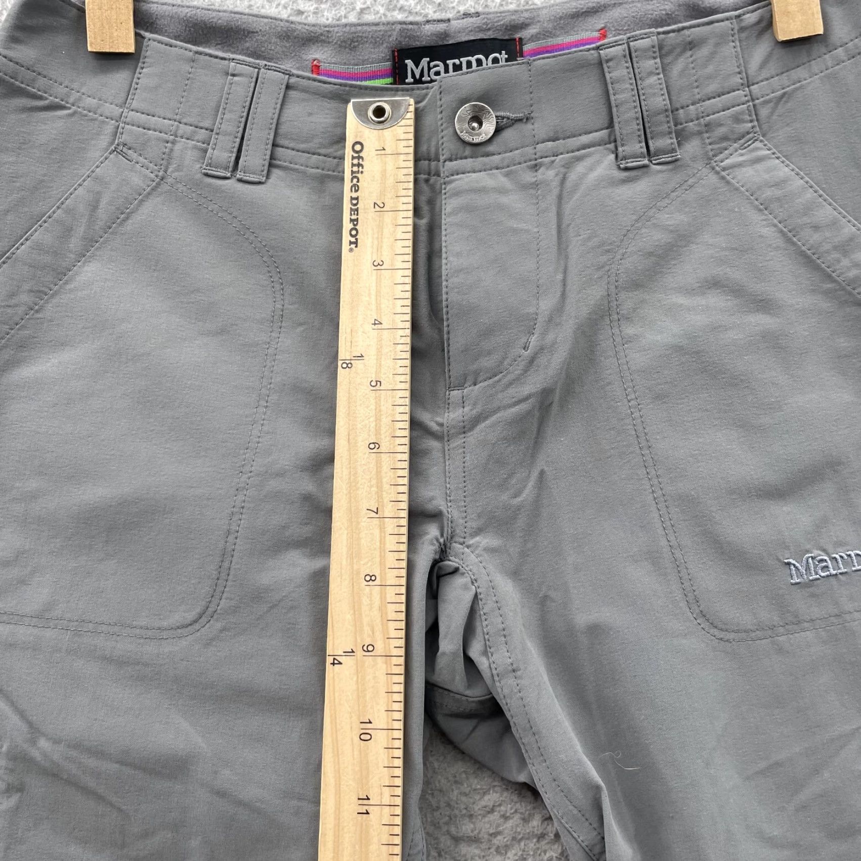 Marmot Marmot Pants Women 4 Gray Softshell Hiking Trail Tech Gorpcore Camp Utility Pockets Womens Size 27" / US 4 / IT 40 - 5 Thumbnail
