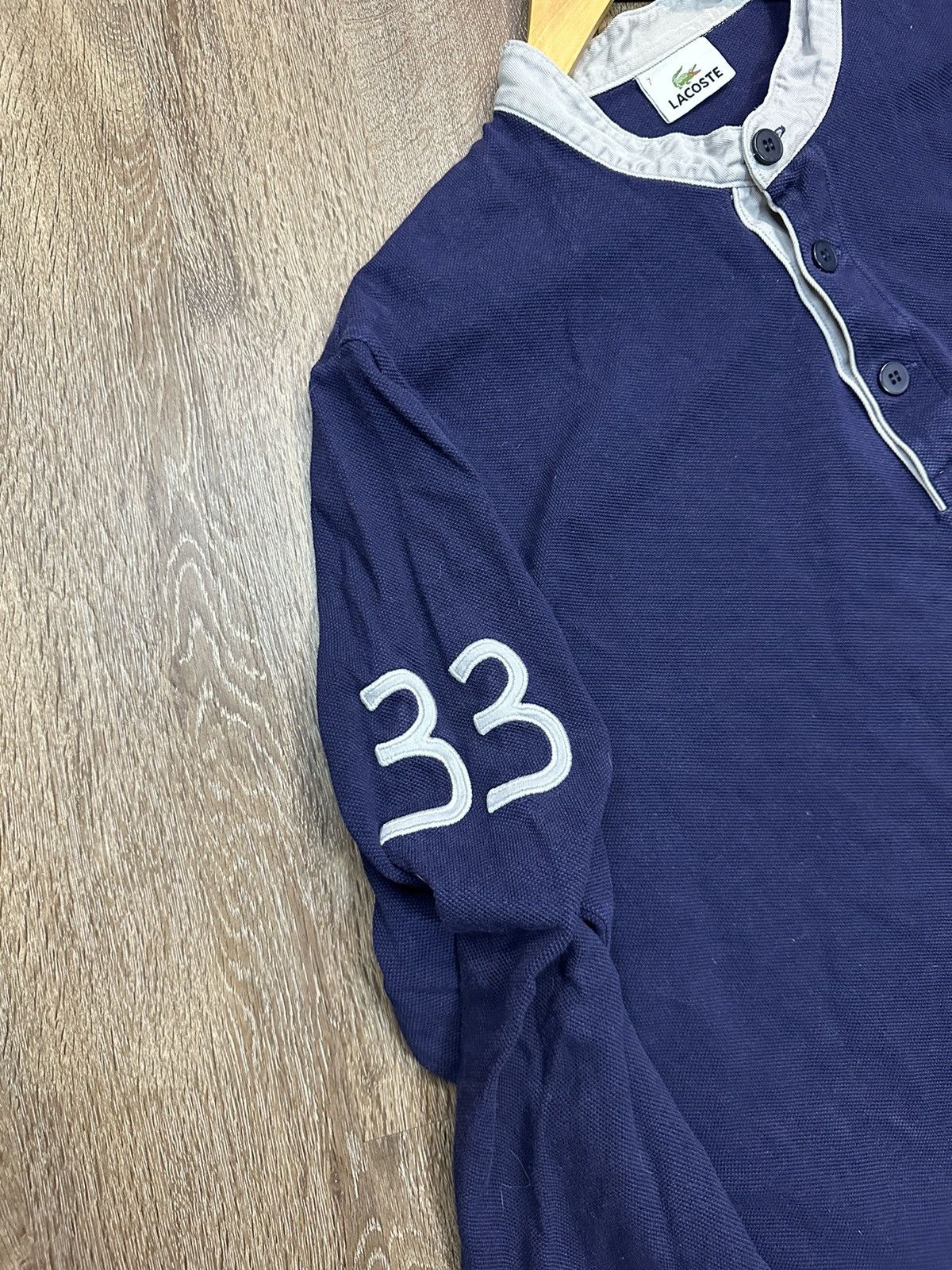 Lacoste Vintage Lacoste 33 Rugby Shirt Y2K Size US L / EU 52-54 / 3 - 4 Thumbnail