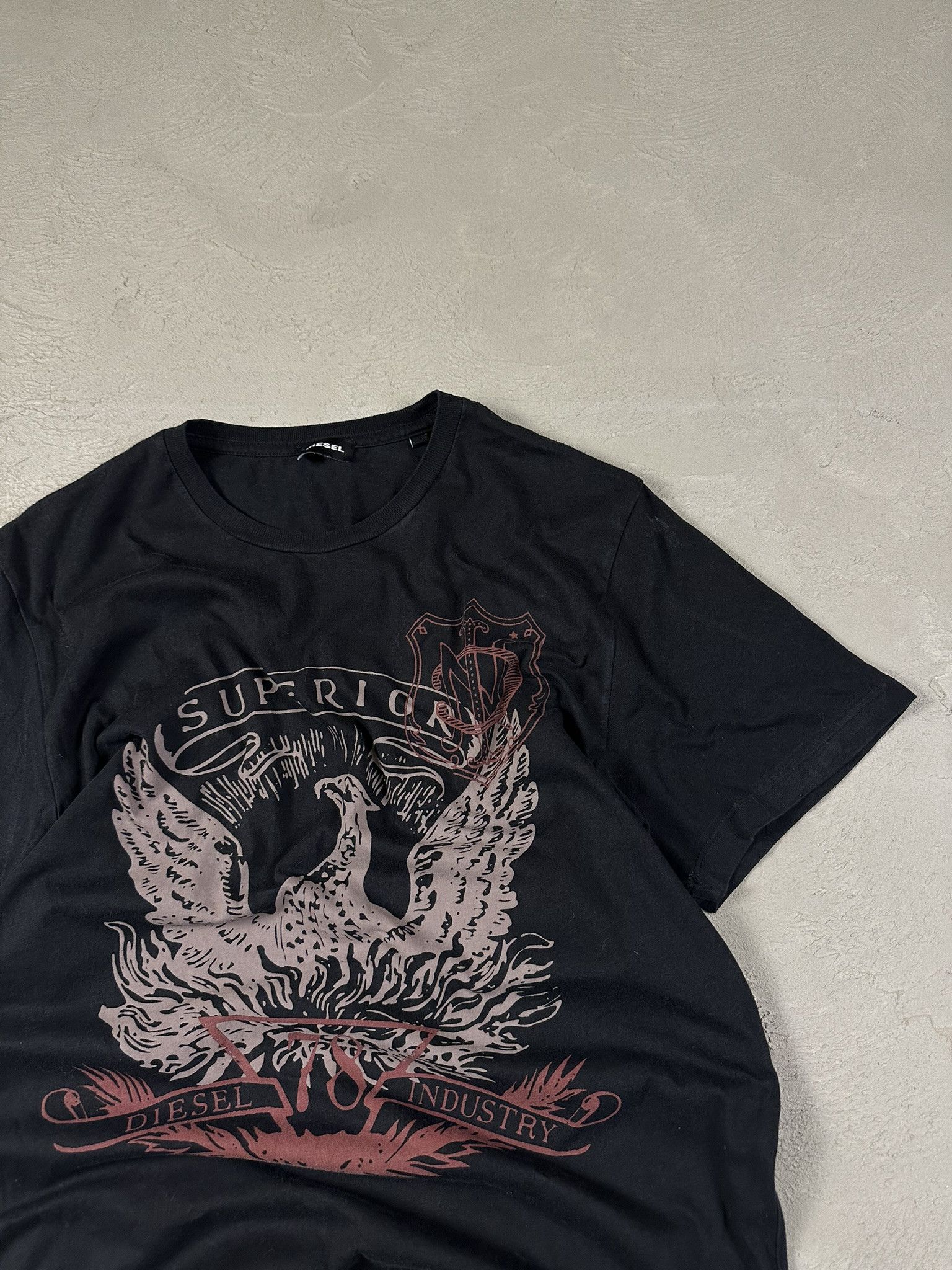 Diesel × Vintage Vintage Y2k Diesel Graphic T-shirt Hype Size US L / EU 52-54 / 3 - 6 Thumbnail