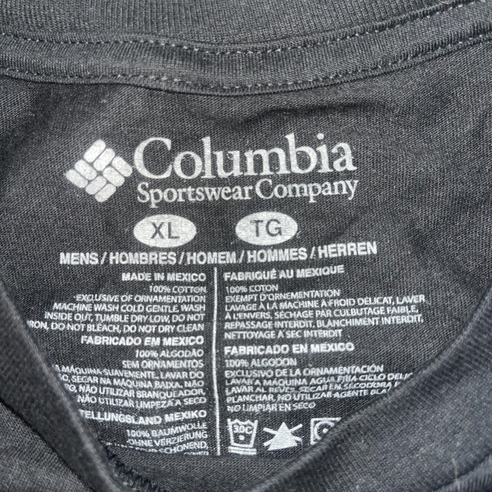 Columbia Columbia T-Shirt Black Short Sleeve Men’s Size XL Size US XL / EU 56 / 4 - 4 Thumbnail