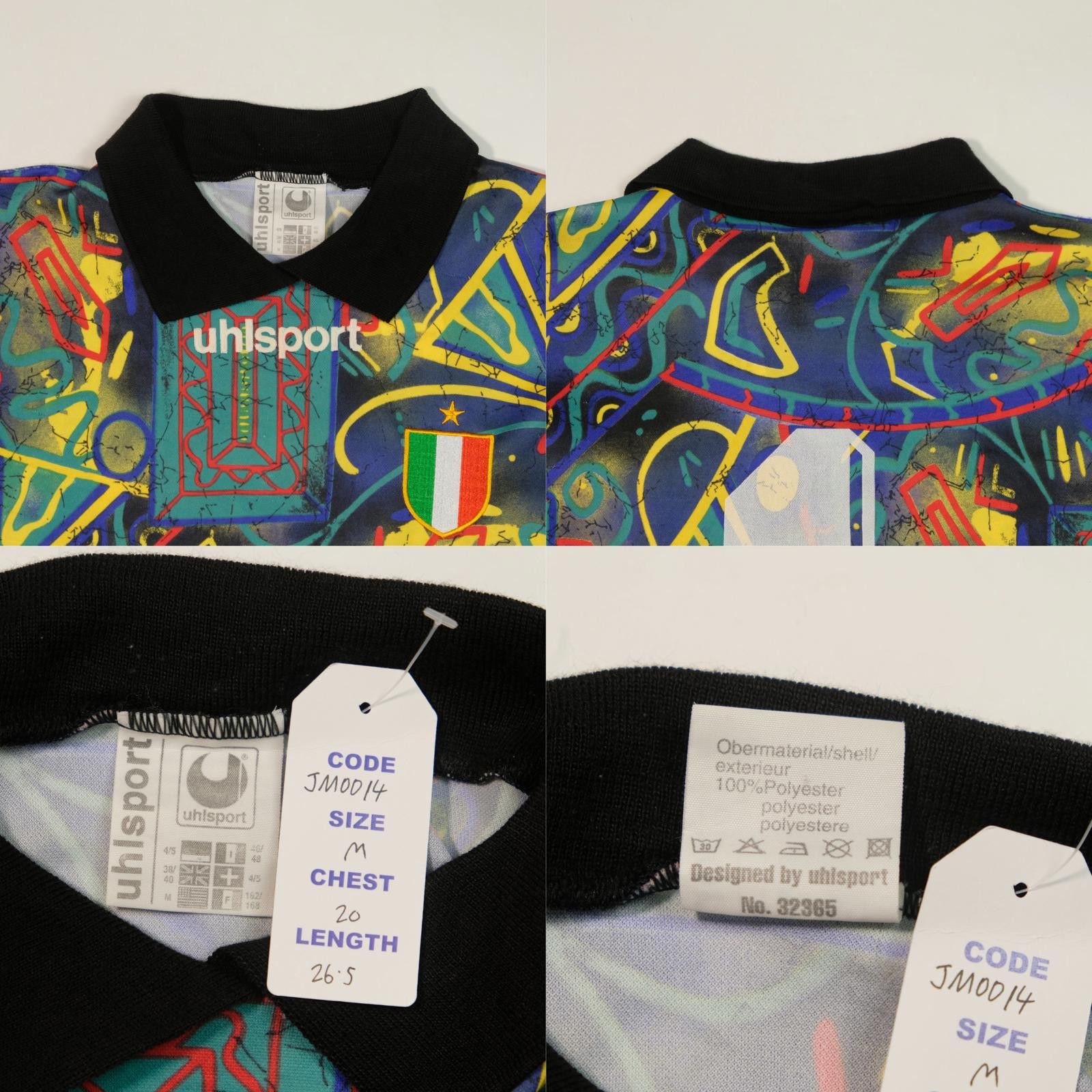 Designer 1988/89 Inter Milan Goalkeeper Shirt Uhlsport (M) Size US M / EU 48-50 / 2 - 5 Thumbnail