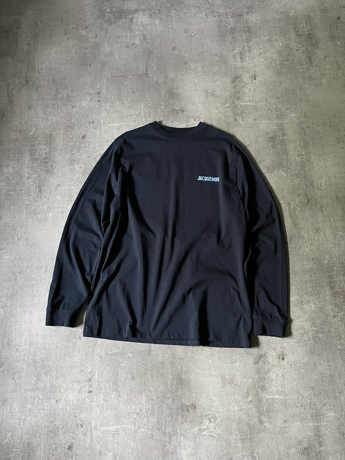 Jacquemus Jacquemus navy long sleeve big logo Size US M / EU 48-50 / 2 - 2 Thumbnail