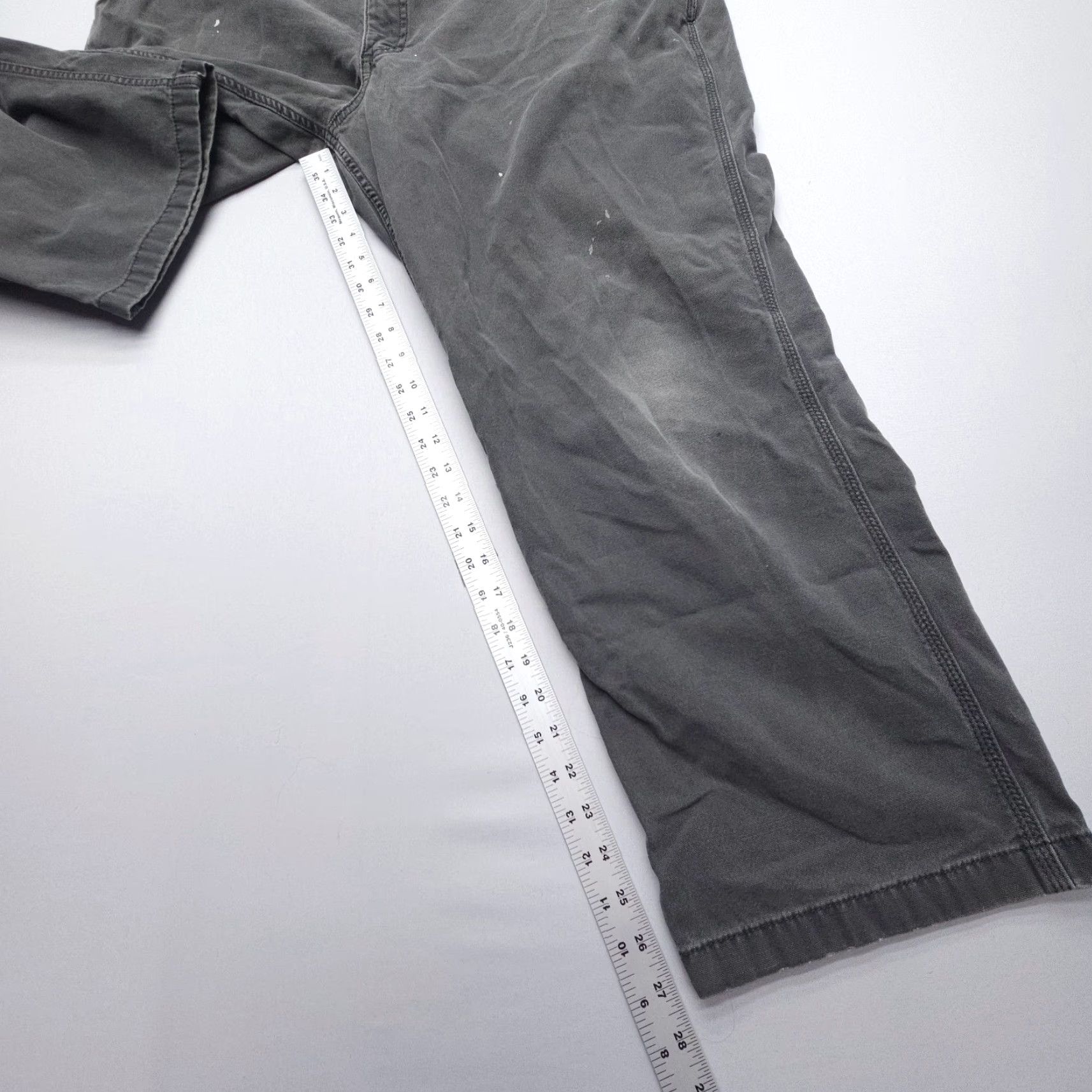 Carhartt Carhartt Pants Mens 44 x 30 Relaxed Rugged Flex Canvas Straight Casual Workwear Cotton Blend 5-Pocket Design Gray Modern Flat Front Mens Pants Size US 44 / EU 60 - 6 Thumbnail