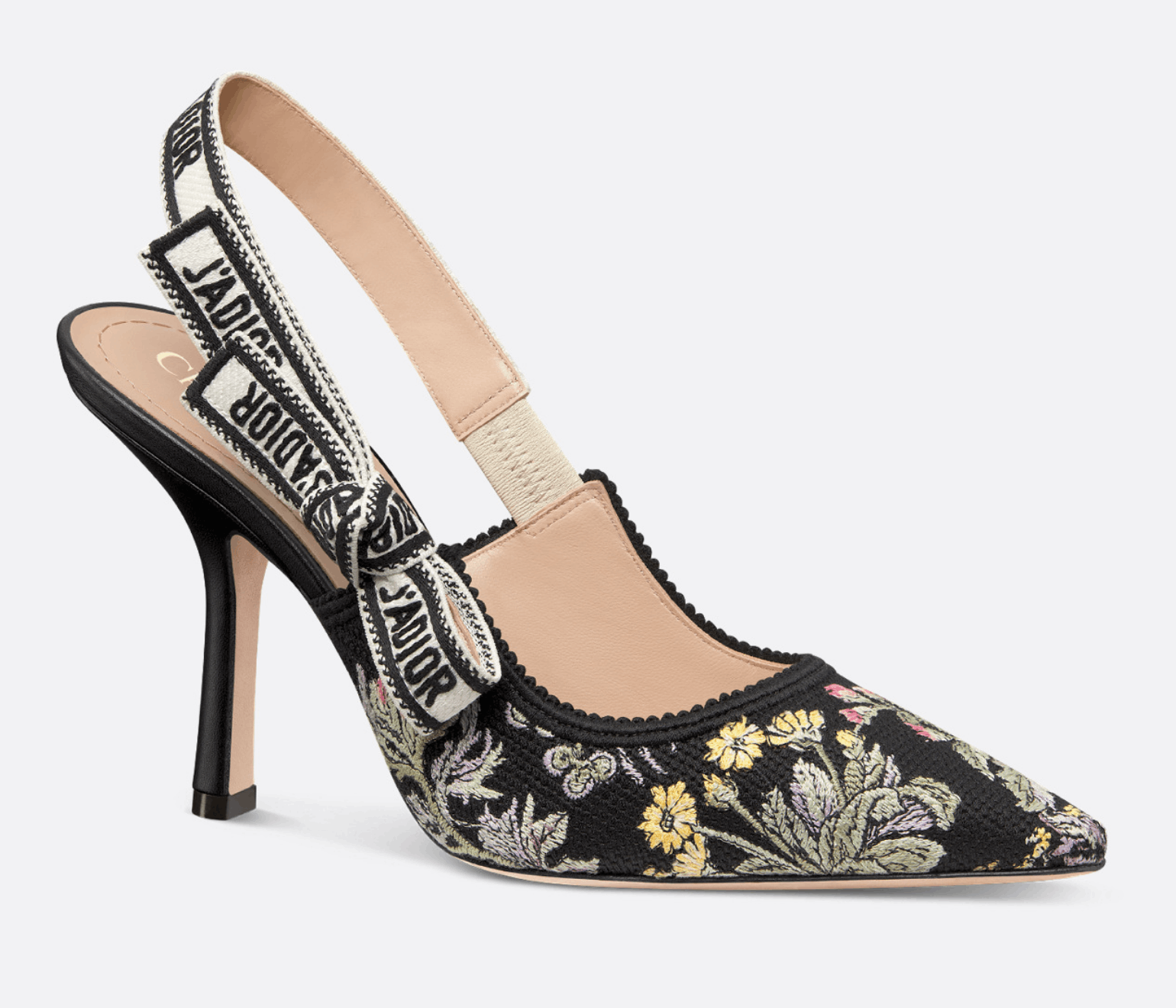 Dior Dior J'adior Chardons Floral Slingback Pump Sandal Heel 38 Size US 8 / IT 38 - 1 Thumbnail