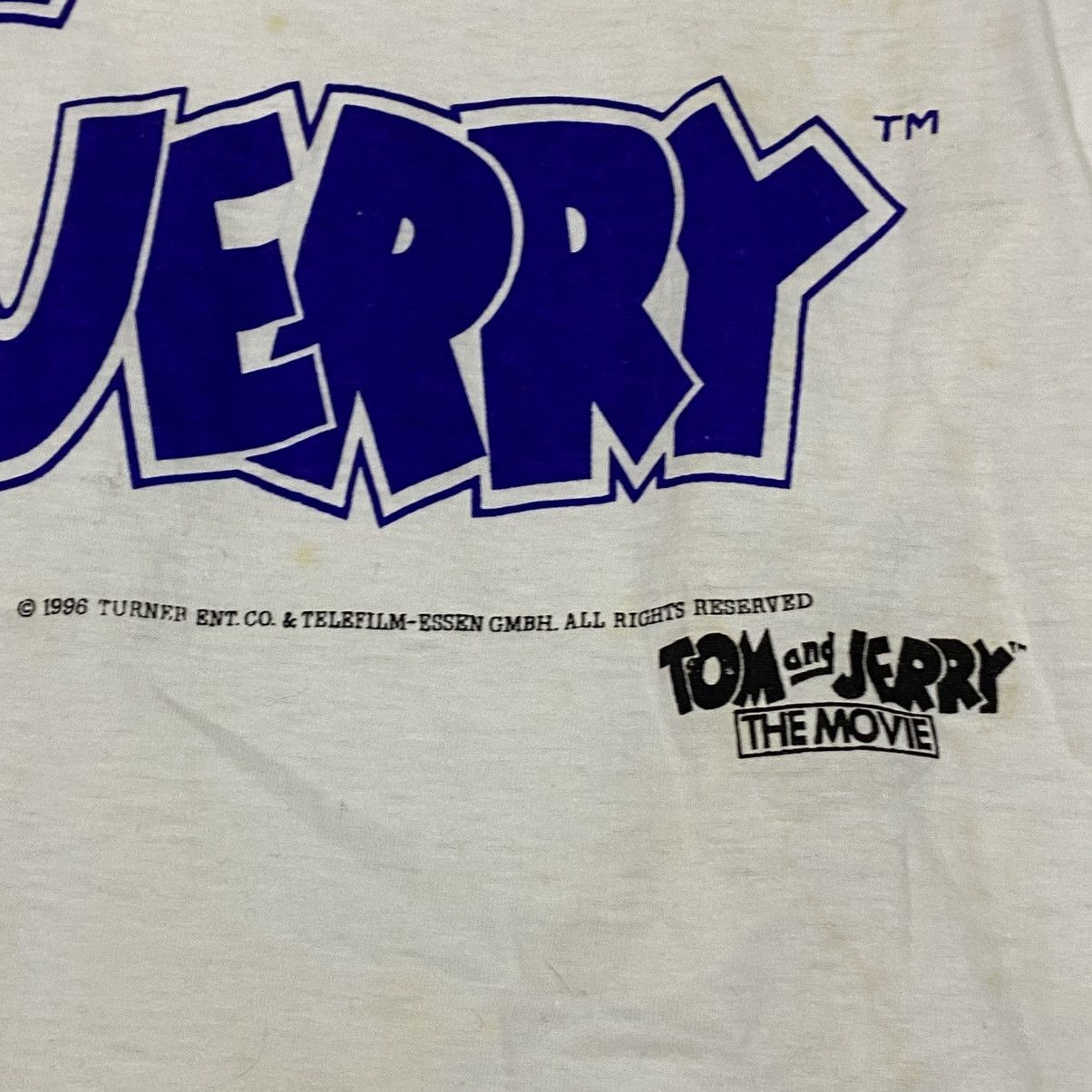 Vintage Distressed vintage tv series the movie tom and jerry cartoon Size US M / EU 48-50 / 2 - 3 Thumbnail