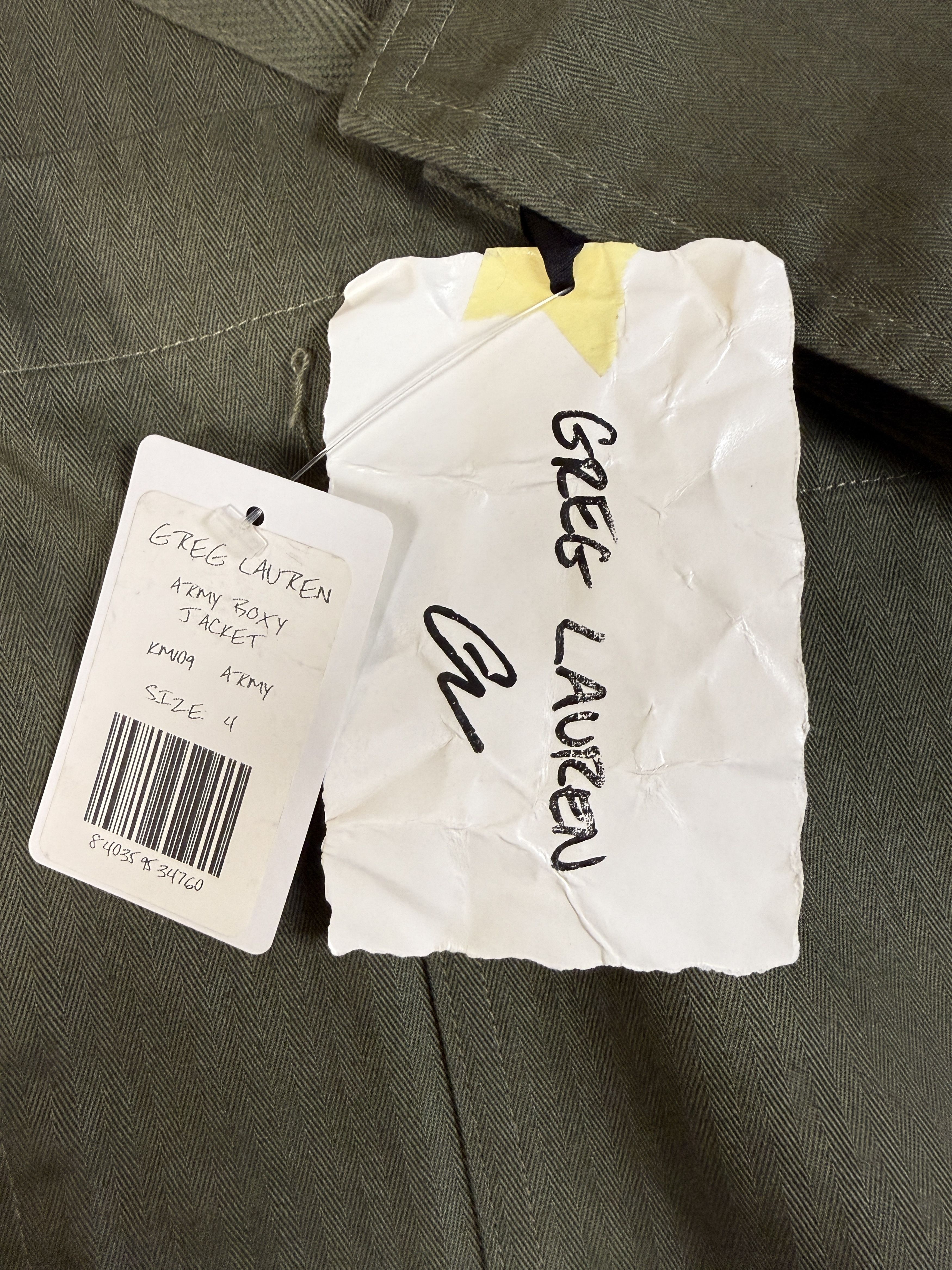 Greg Lauren $995 Greg Lauren Army Boxy Jacket Size US XL / EU 56 / 4 - 8 Thumbnail