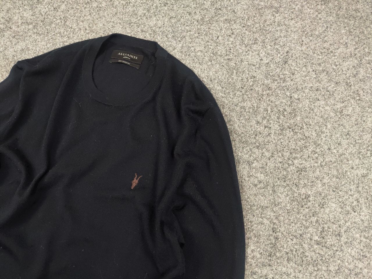 Allsaints Allsaints mode merino crew Light Navy Blue Sweater Size US M / EU 48-50 / 2 - 4 Thumbnail
