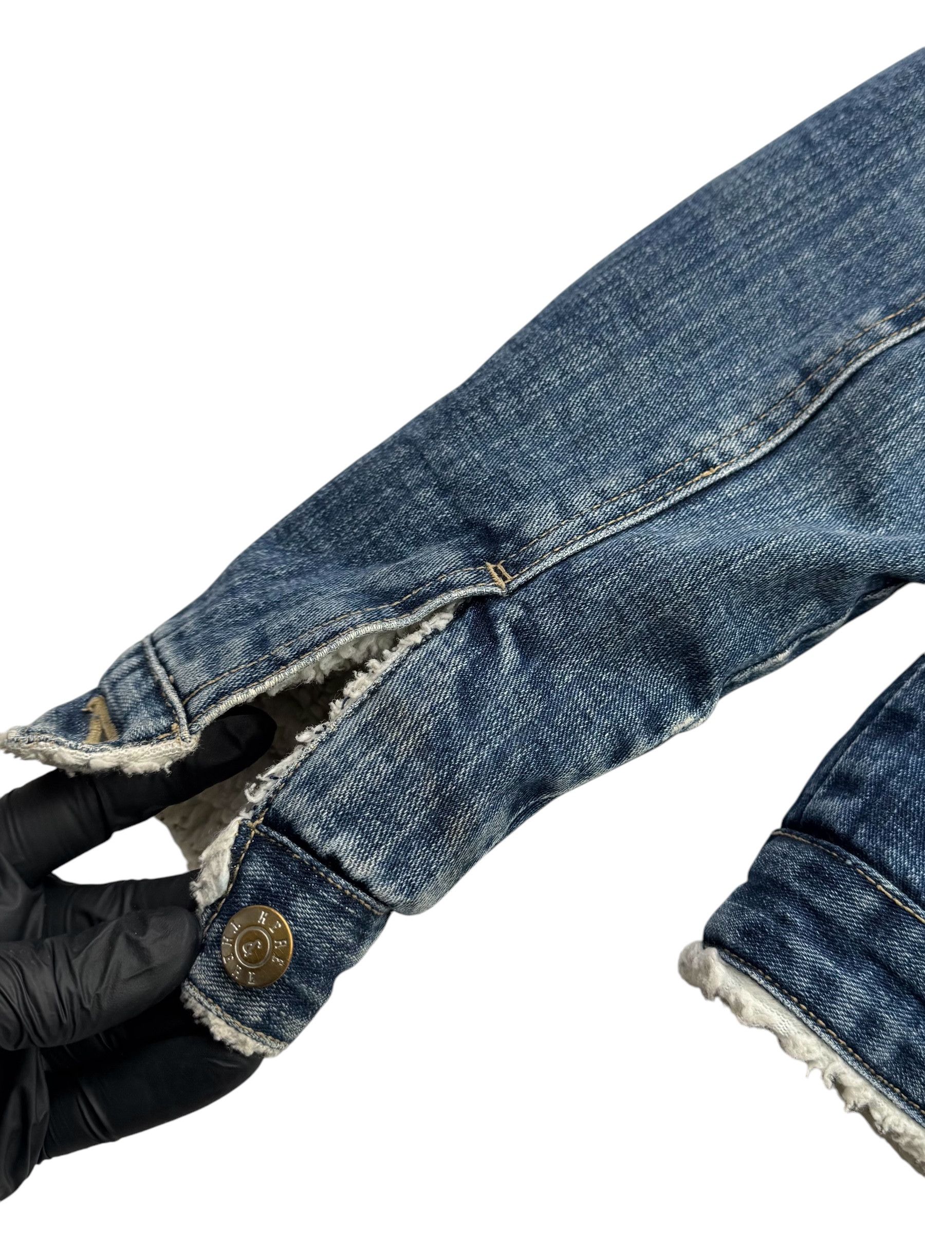 Japanese Brand Vintage Cropped Denim Jacket W62(V9) Size XS / US 0-2 / IT 36-38 - 5 Thumbnail