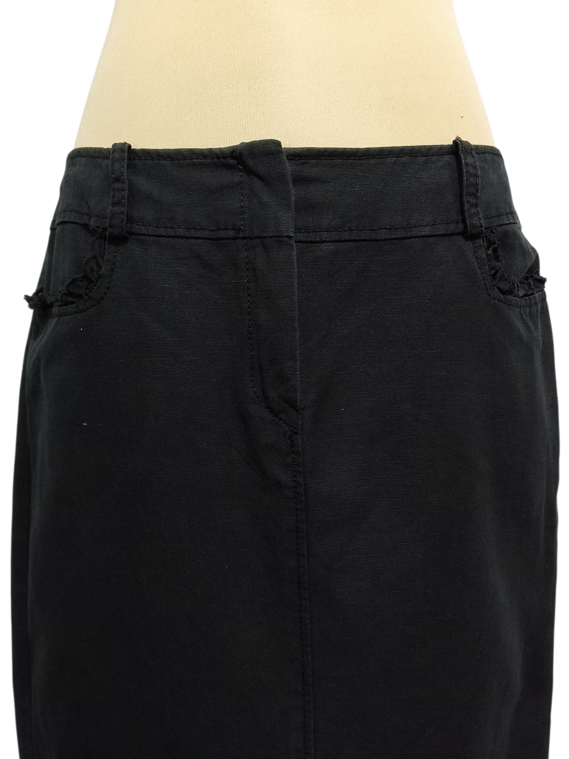 MAX&Co. Max&co Black midi skirt Size 32" / US 10 / IT 46 - 3 Thumbnail