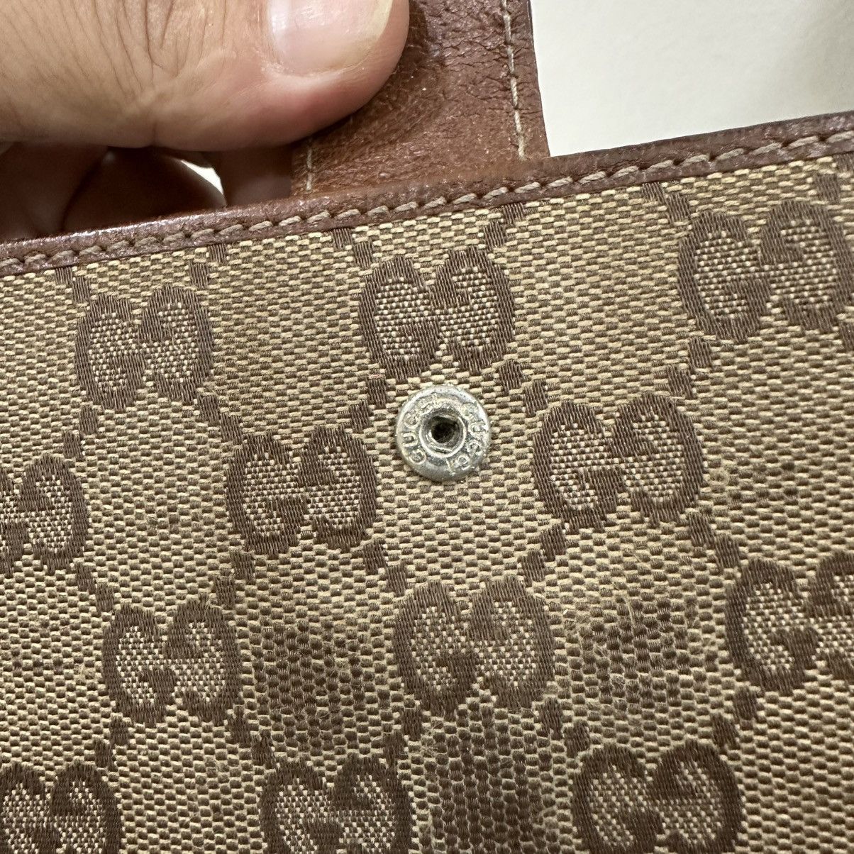 Gucci ‼️LASTDROP‼️ AUTHENTIC GUCCI BAMBOO CANVAS LONG WALLET PURSES Size ONE SIZE - 11 Thumbnail