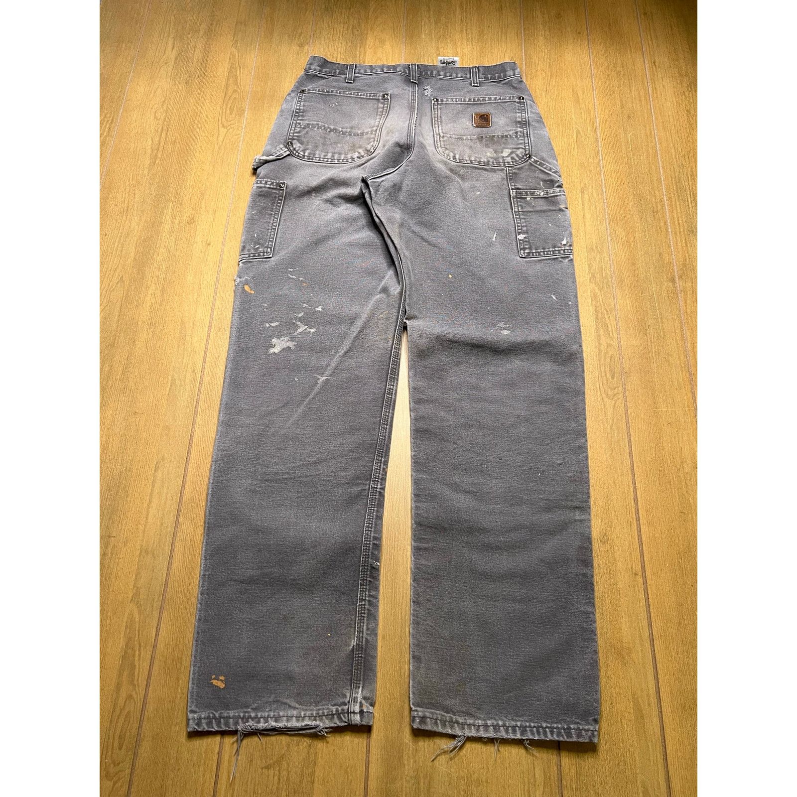 Carhartt Carhartt B139 GVL Gray Dungaree Double Knee Pants 32x32 Size US 32 / EU 48 - 10 Thumbnail