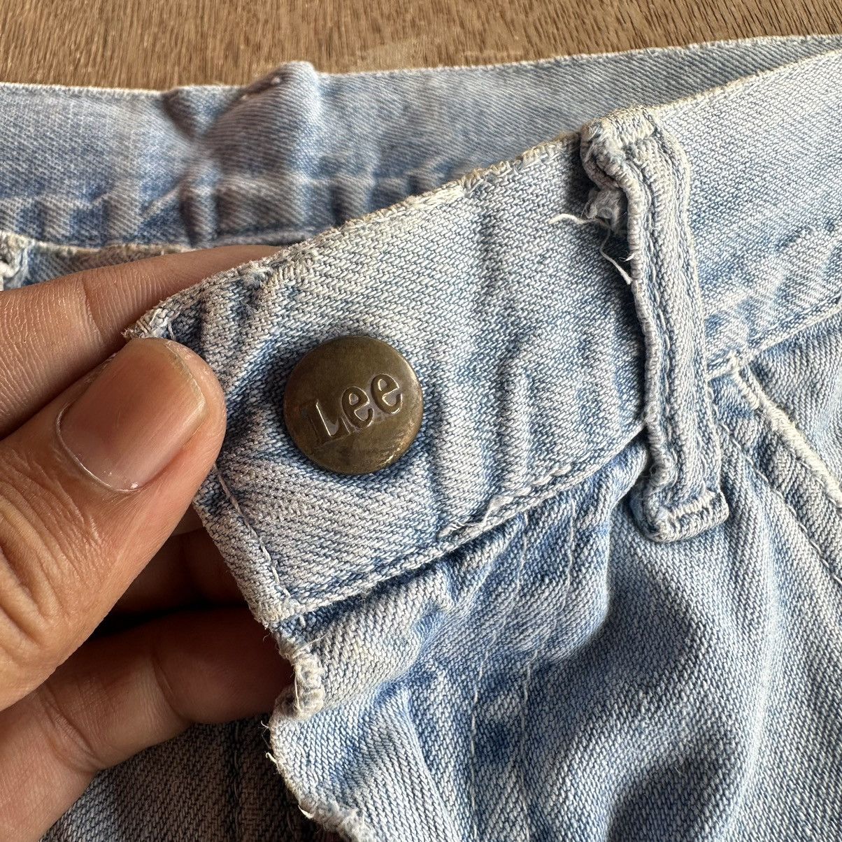 Japanese Brand VTG LEE DISTRESSED DENIM TALON RUSTY DIRTY JEANS BAGGY PANTS Size US 27 - 8 Thumbnail