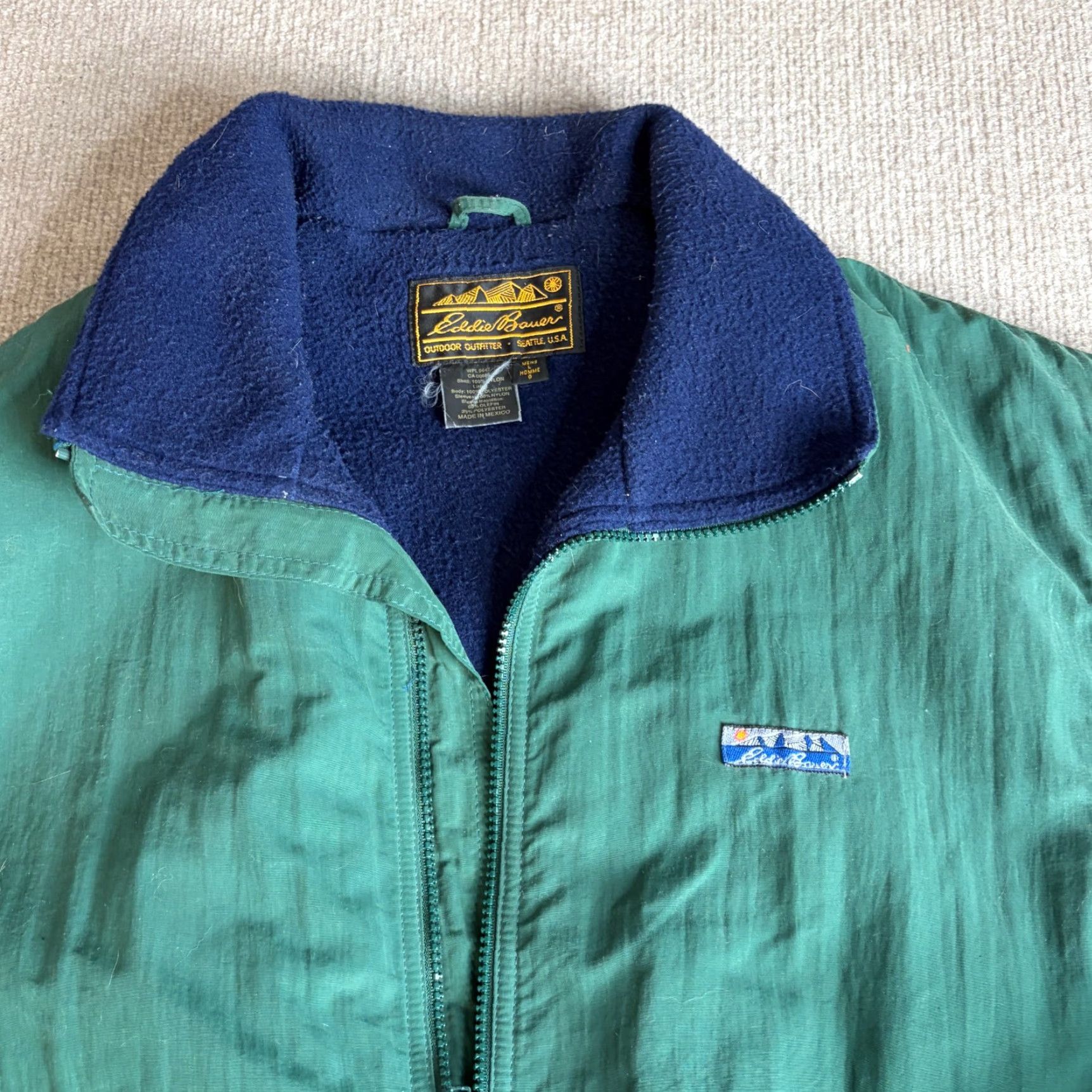 Eddie Bauer VINTAGE Eddie Bauer Jacket Bomber Jacket Mens L Green Seinfeld Seasonal Casual Regular Size Size US L / EU 52-54 / 3 - 2 Thumbnail