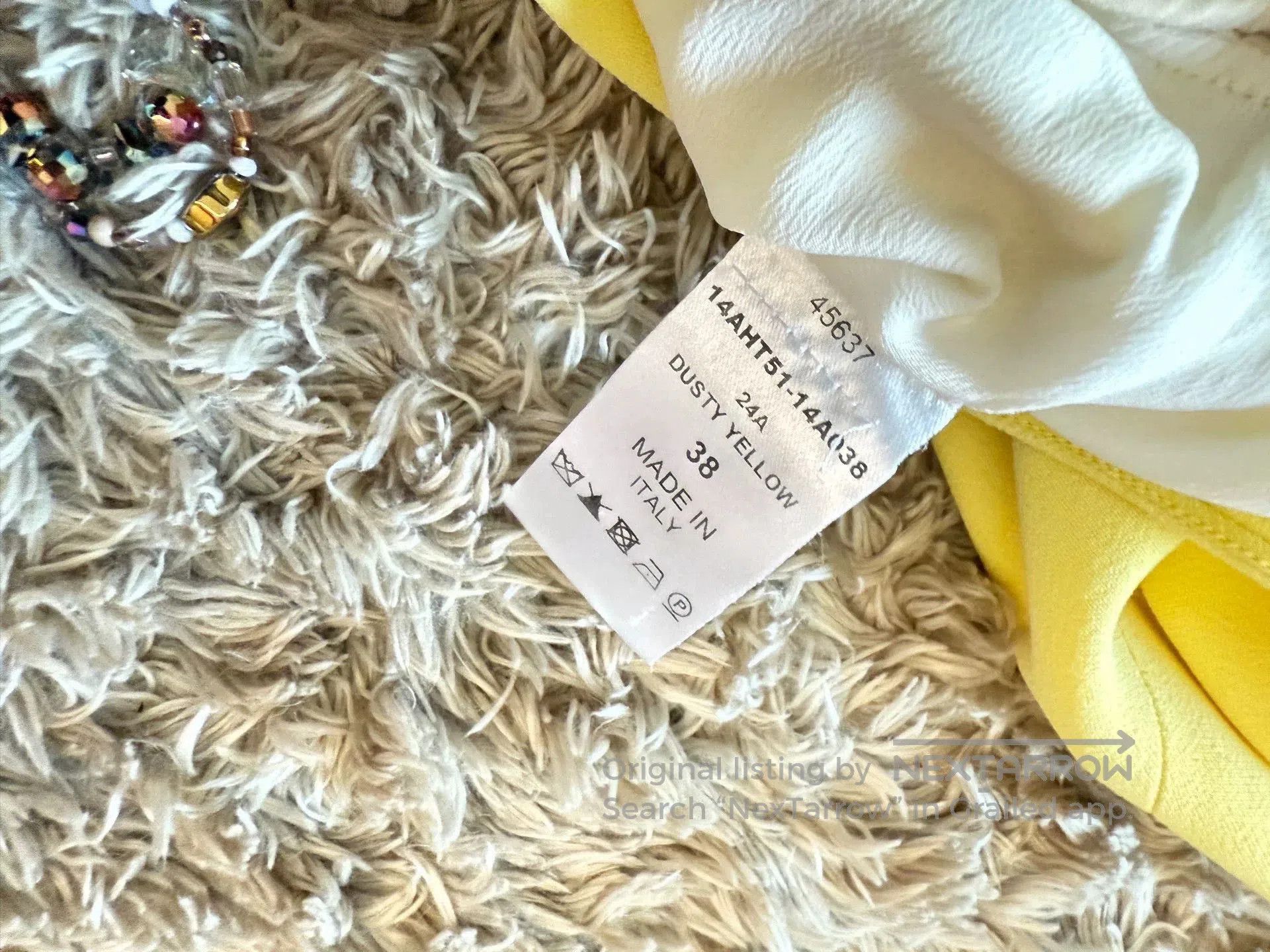 Chloe Chloe Yellow Silk Two-Piece Set. Size M / US 6-8 / IT 42-44 - 8 Thumbnail