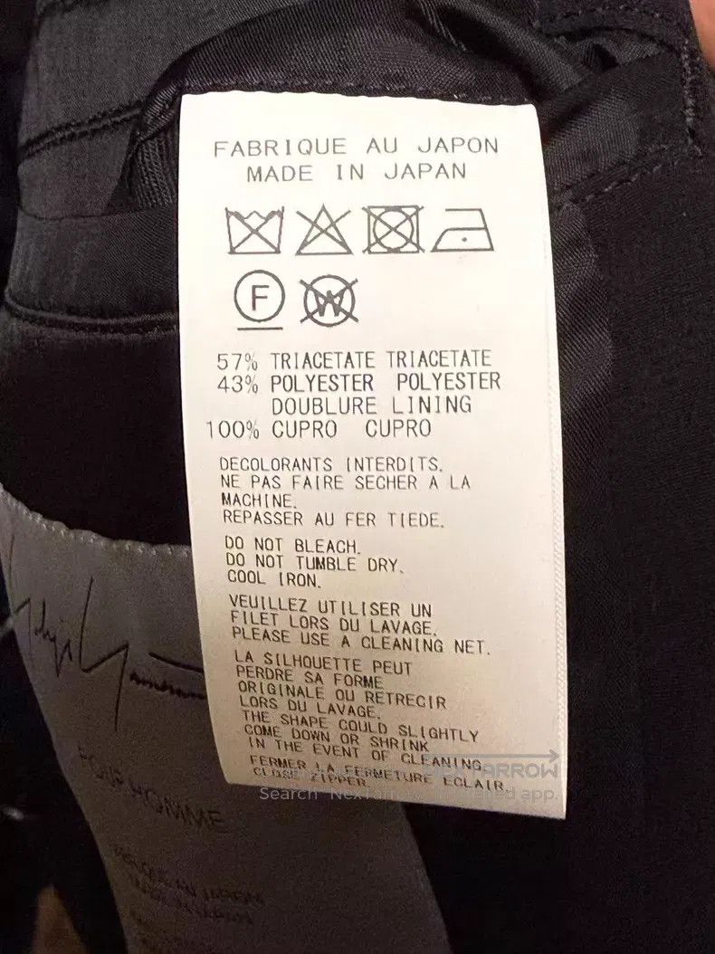 Yohji Yamamoto Yohji Yamamoto 25 SS Zip Construction Triacetate Jacket Size US L / EU 52-54 / 3 - 6 Thumbnail