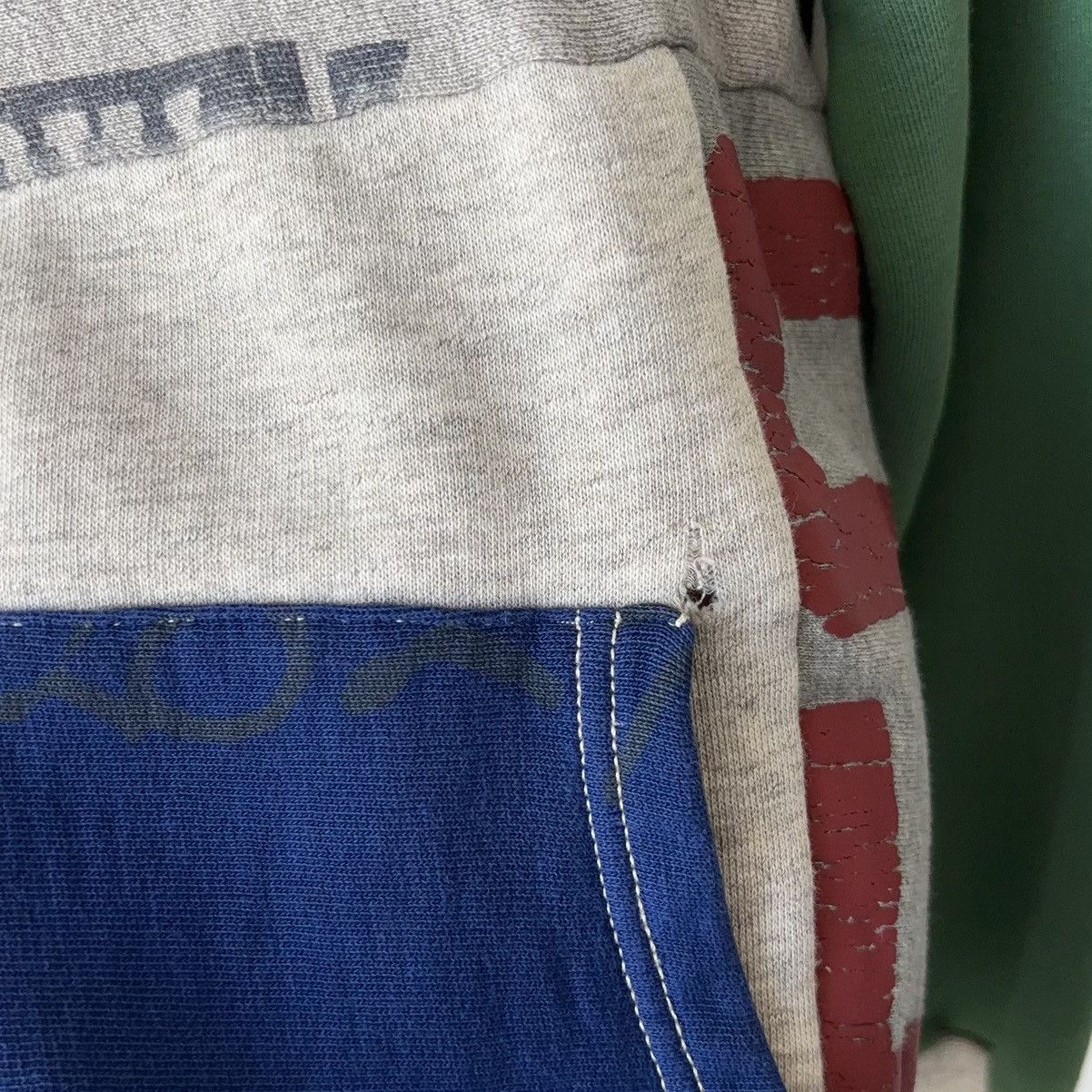 Polo Ralph Lauren Patchwork Colorblock Hoodie Varsity Stencil 50th Spellout Size US S / EU 44-46 / 1 - 9 Thumbnail