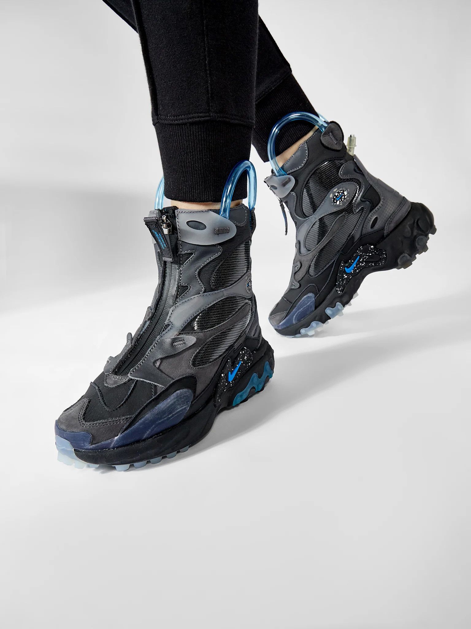 Jun Takahashi × Nike Nike React Boot 'Black Blue Nebula' Fall/Winter 2019/20 Size US 10.5 / EU 43-44 - 17 Thumbnail