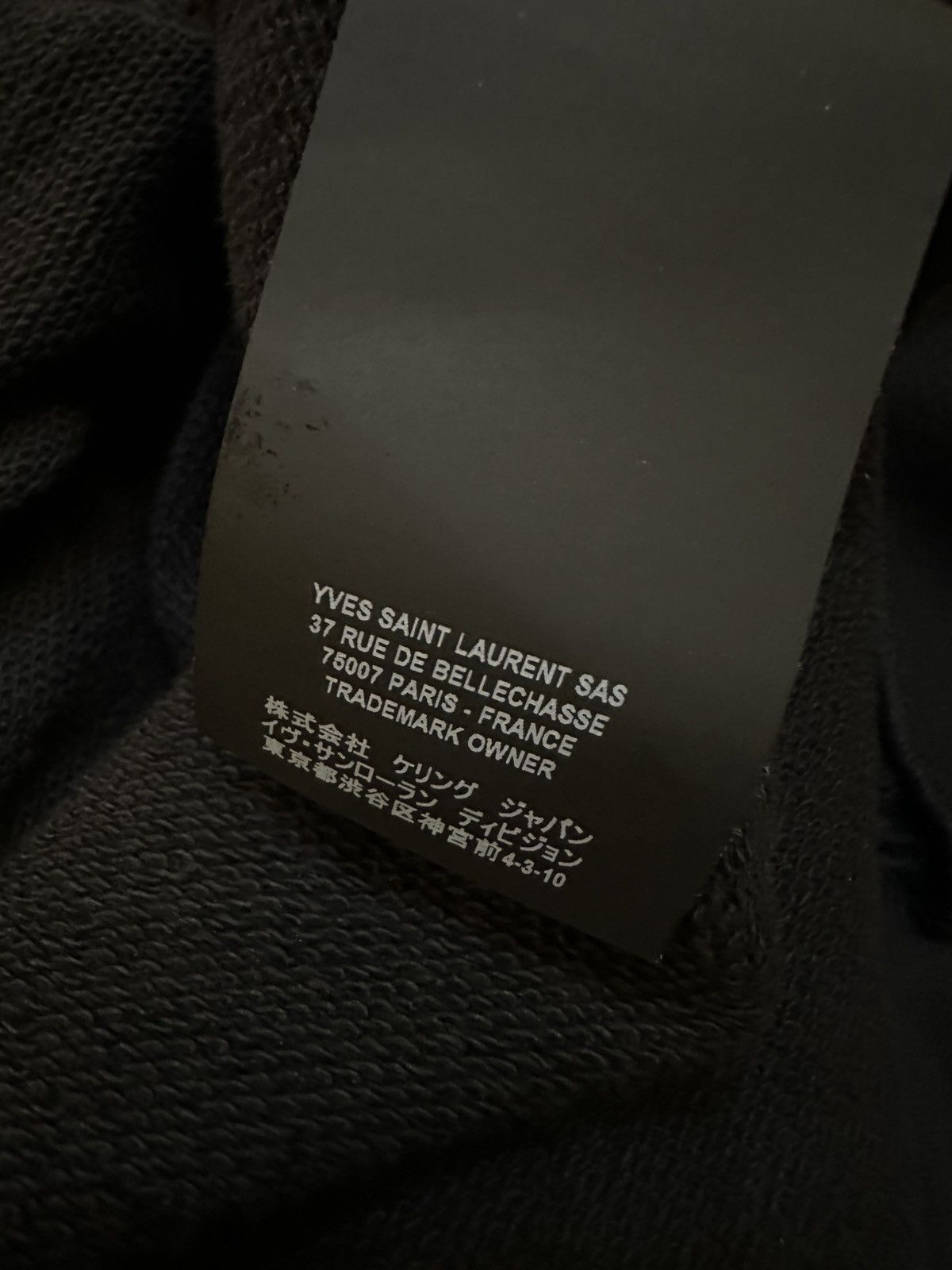 Designer × Saint Laurent Paris Saint Laurent Paris “Leather Shoulder Pad Hoodie” Size US S / EU 44-46 / 1 - 5 Thumbnail