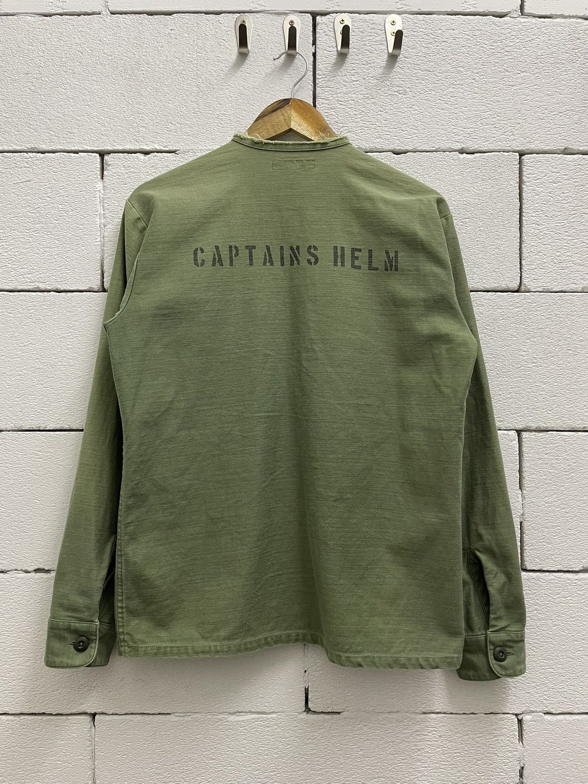 Japanese Brand Captains Helm Cut-Off Fatigue Shirts Size US M / EU 48-50 / 2 - 4 Thumbnail