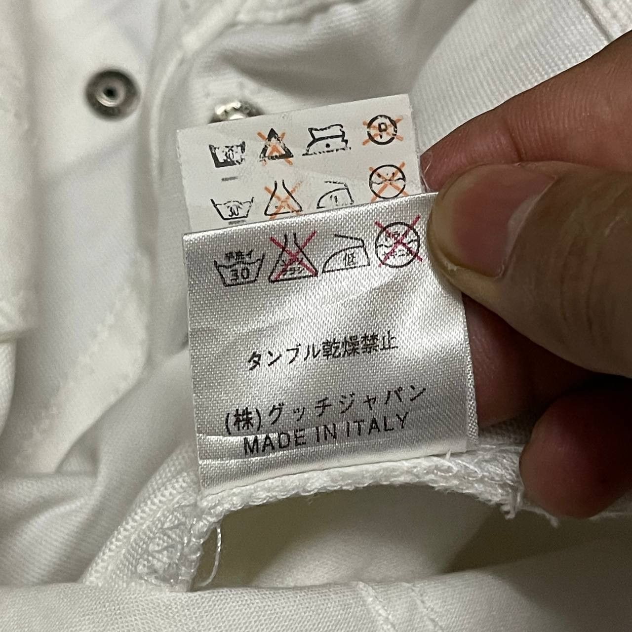Gucci Vintage Gucci White Jeans Size US 26 / EU 42 - 11 Thumbnail