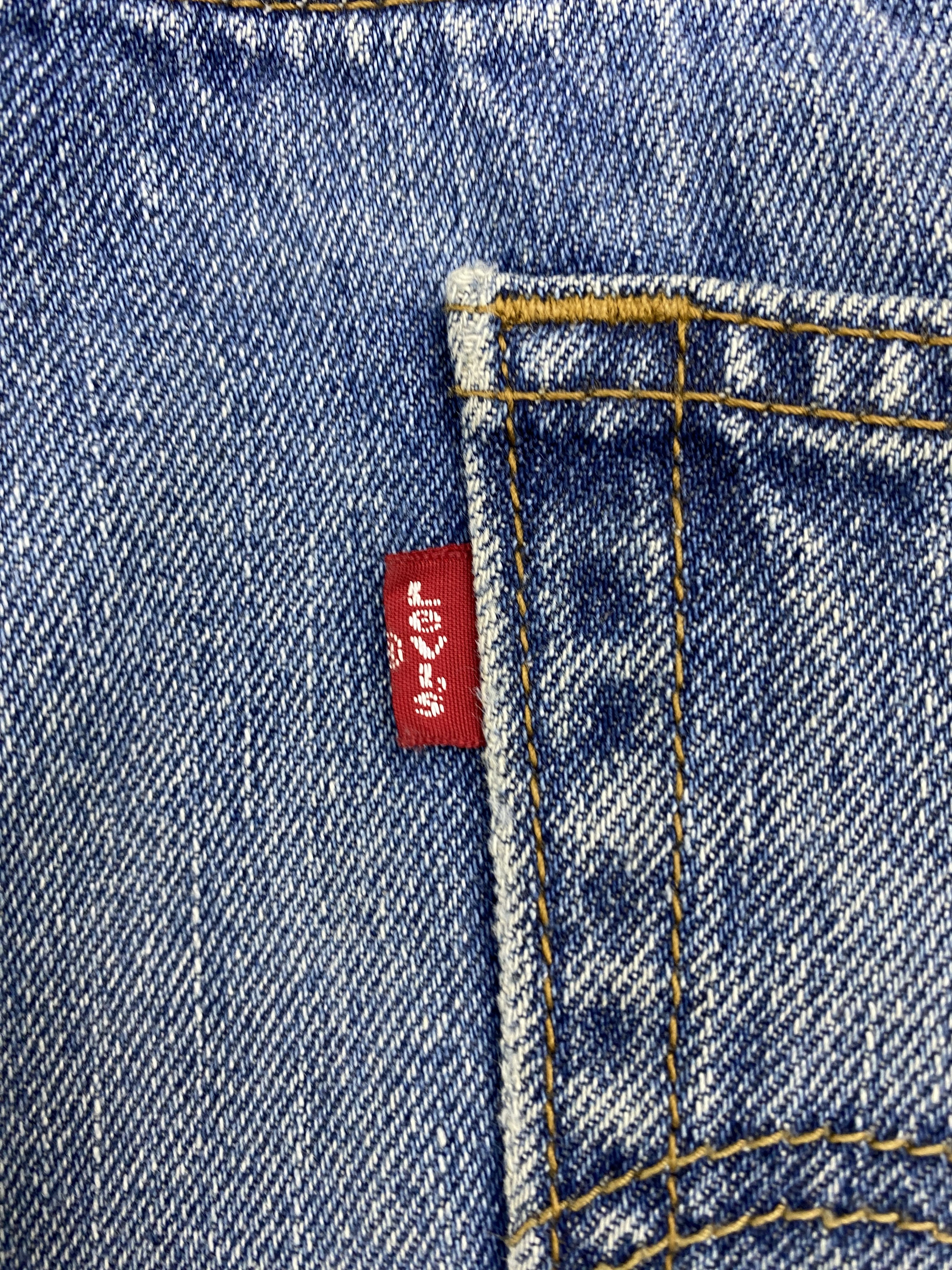 Levi's × Vintage Faded Blue Vintage 90s Levis 550 Jeans Size US 34 / EU 50 - 6 Thumbnail