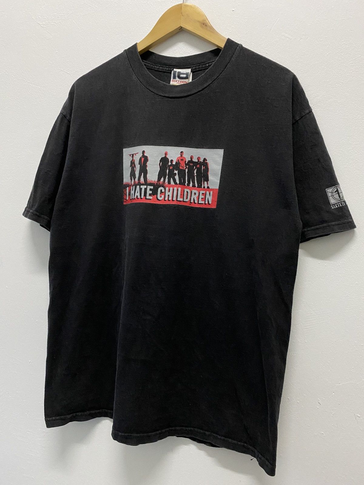 Droors × Santa Cruz Skateboards × Vintage Vintage T shirt Sixteen Skateboard ‘I Hate Children’ Size US L / EU 52-54 / 3 - 1 Thumbnail