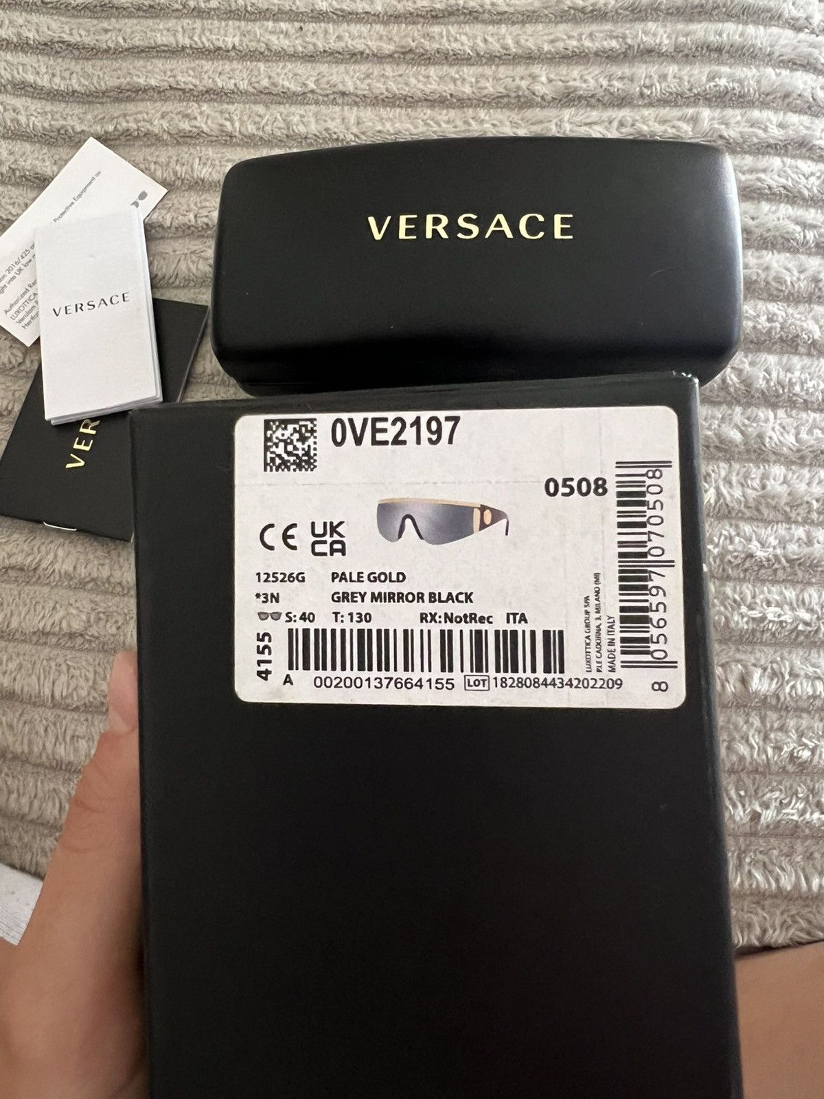 Versace Sunglasses VERSACE Metal 0VE2197 Size ONE SIZE - 8 Thumbnail