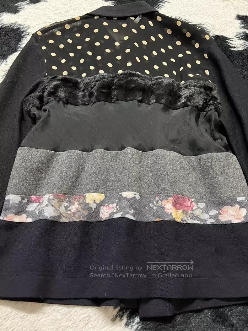Comme des Garcons Comme Des Garcons Mixed material patchwork cardigan top Size M / US 6-8 / IT 42-44 - 7 Thumbnail