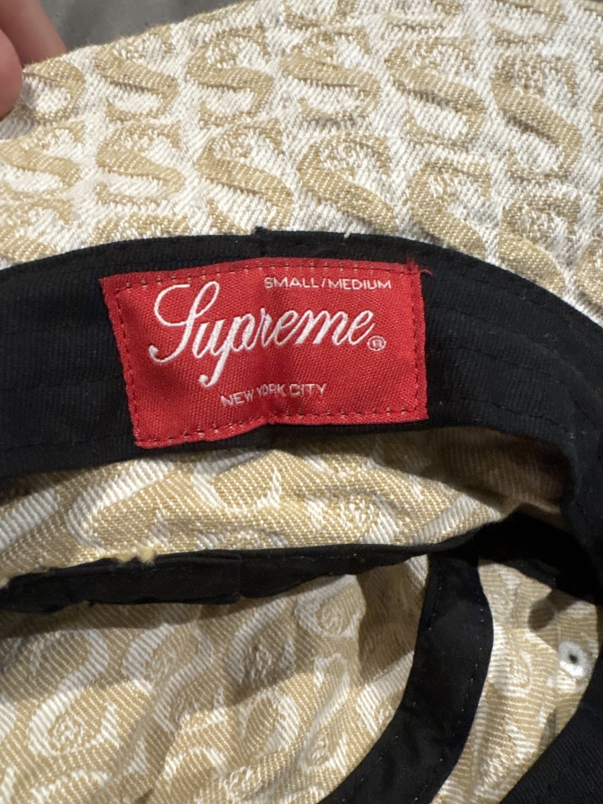 Supreme Supreme Monogram Denim Crusher Size ONE SIZE - 4 Thumbnail