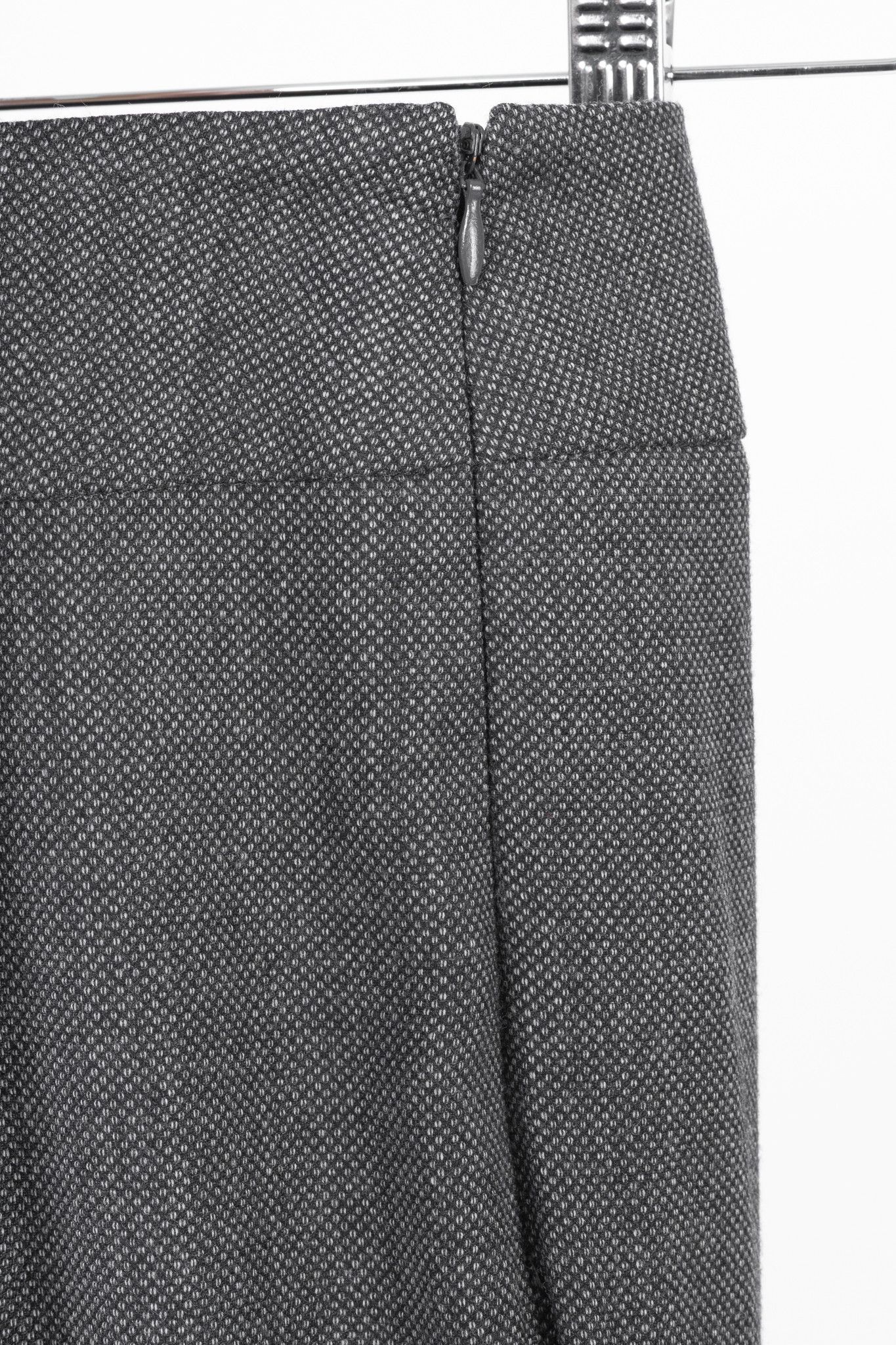 Etro Etro Grey Micro-Dot Wool-Flannel Straight-Leg Trousers Size 27" / US 4 / IT 40 - 6 Thumbnail