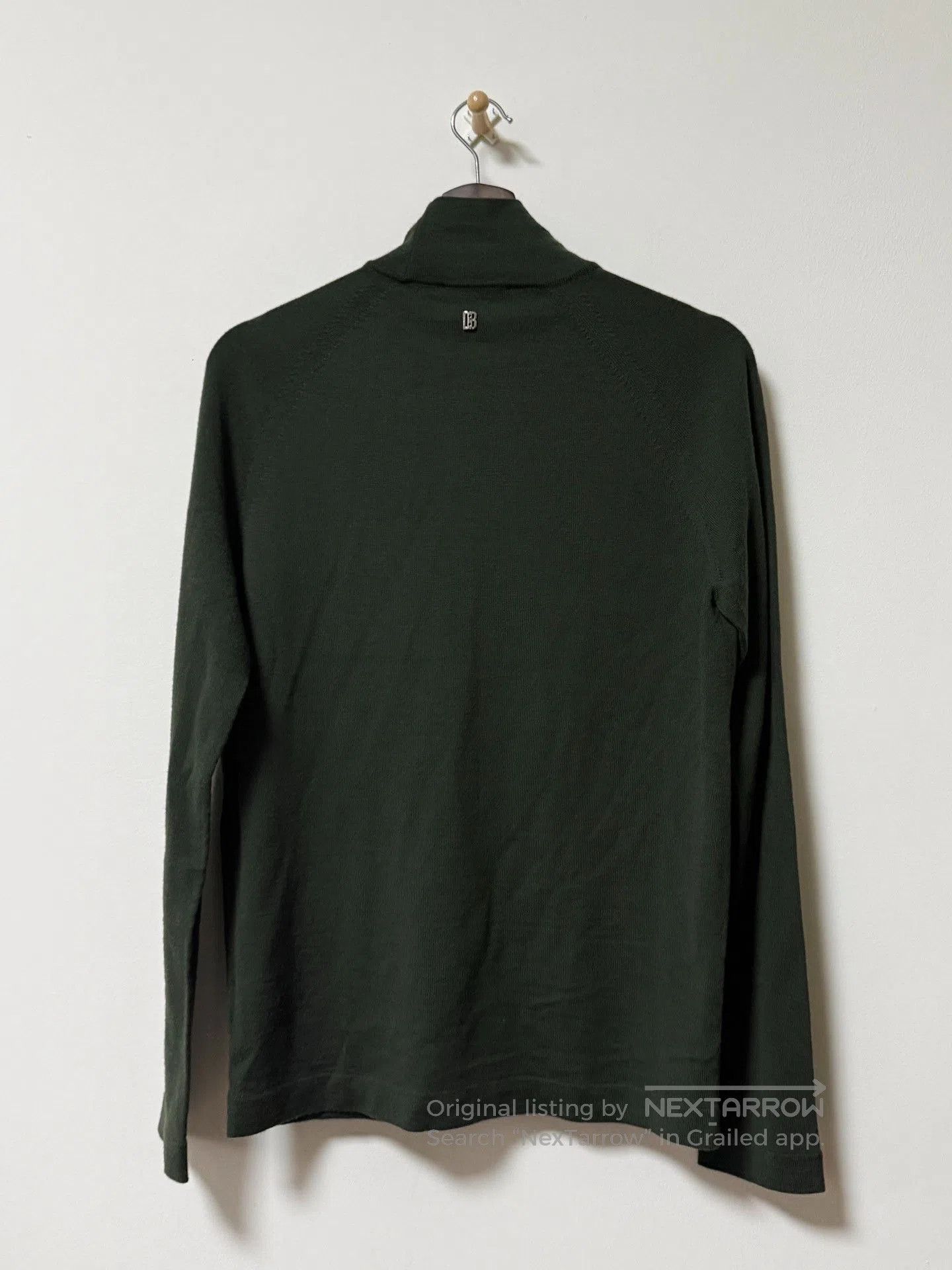 Dirk Bikkembergs Dirk Bikkembergs Cut Leather Turtleneck Sweater. Size US S / EU 44-46 / 1 - 2 Thumbnail