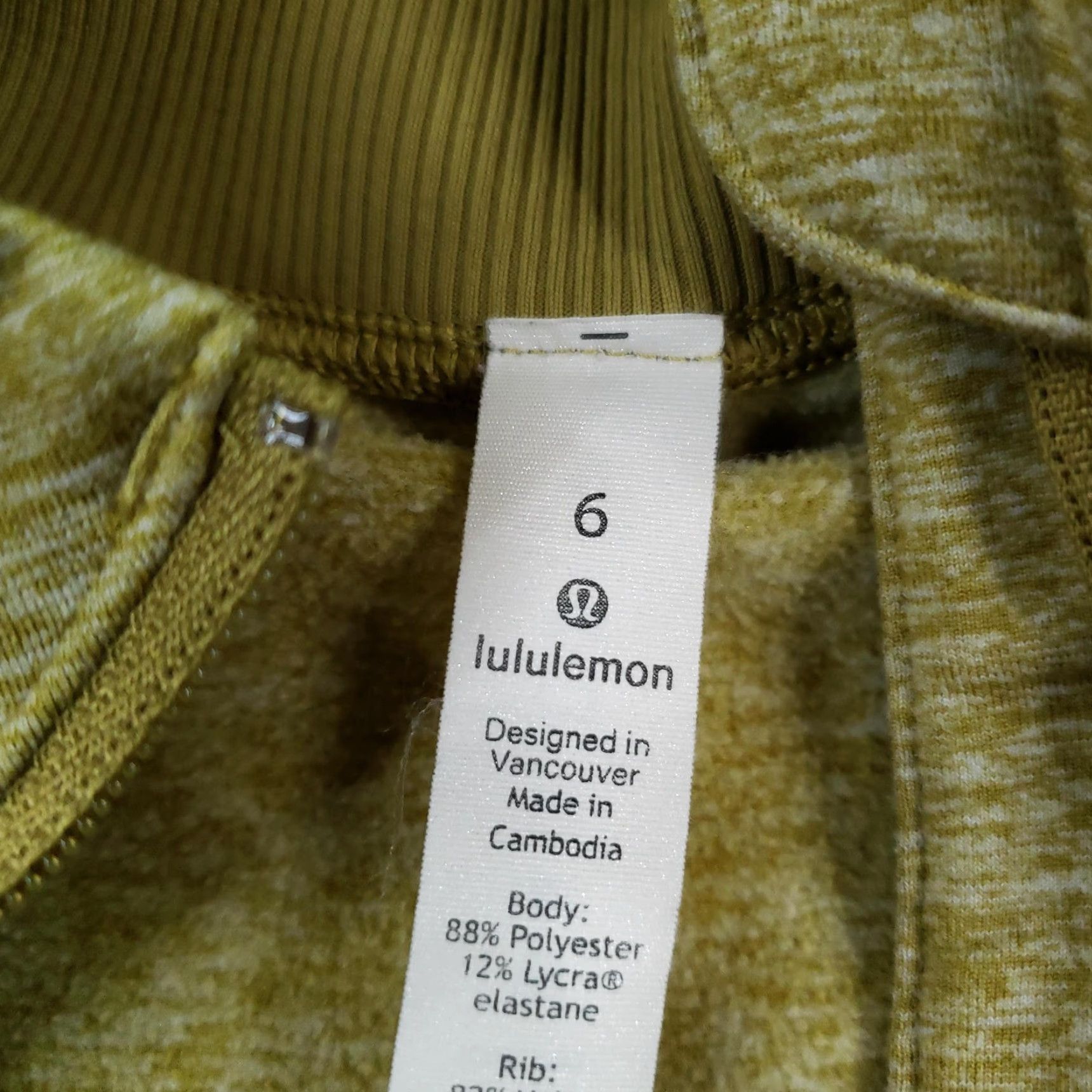 Lululemon Lululemon Jacket Womens 6 Green Always Alert Half Zip Thumbholes Pockets Size M / US 6-8 / IT 42-44 - 5 Thumbnail